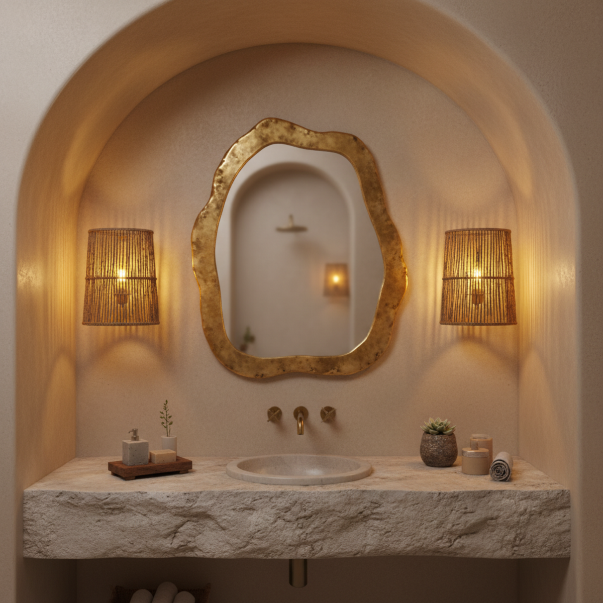 Applique Murale Fibres de Palmier Artisanale Fait Main | Fiolla Home