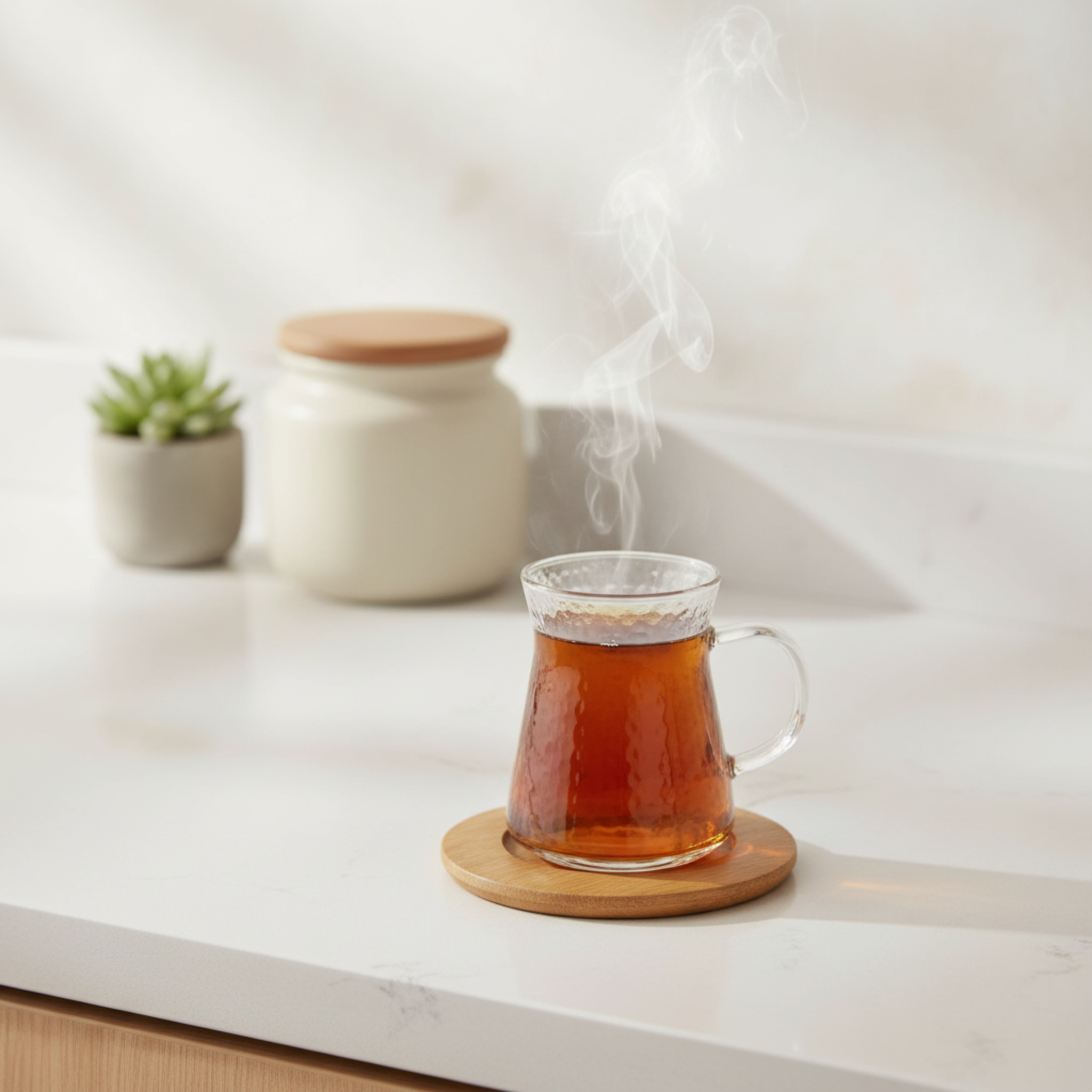 Service à Thé en Verre – Design Élégant & Résistant Tunisie