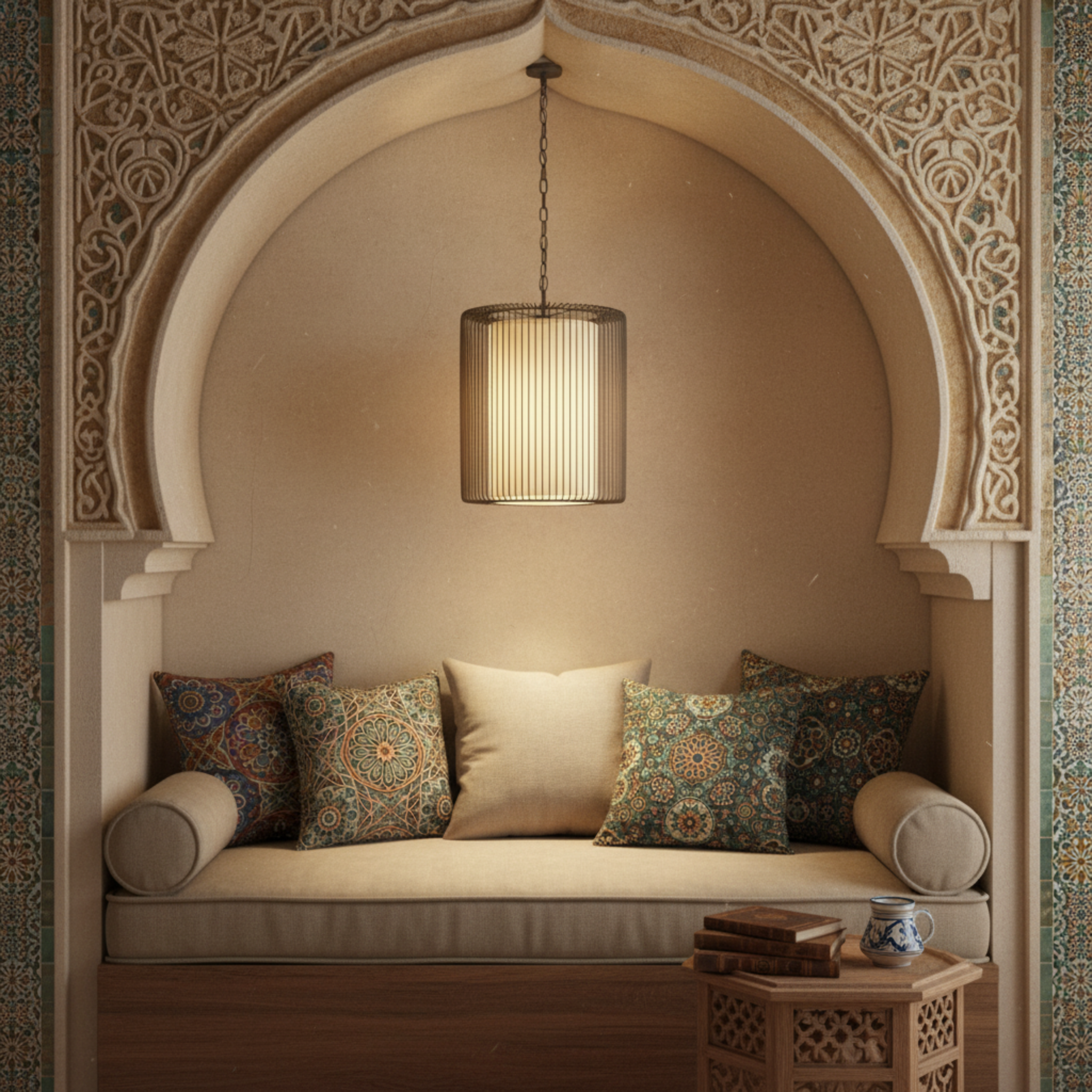 Suspension Cylindrique Côtelée | Design Moderne Minimaliste | Tunisie