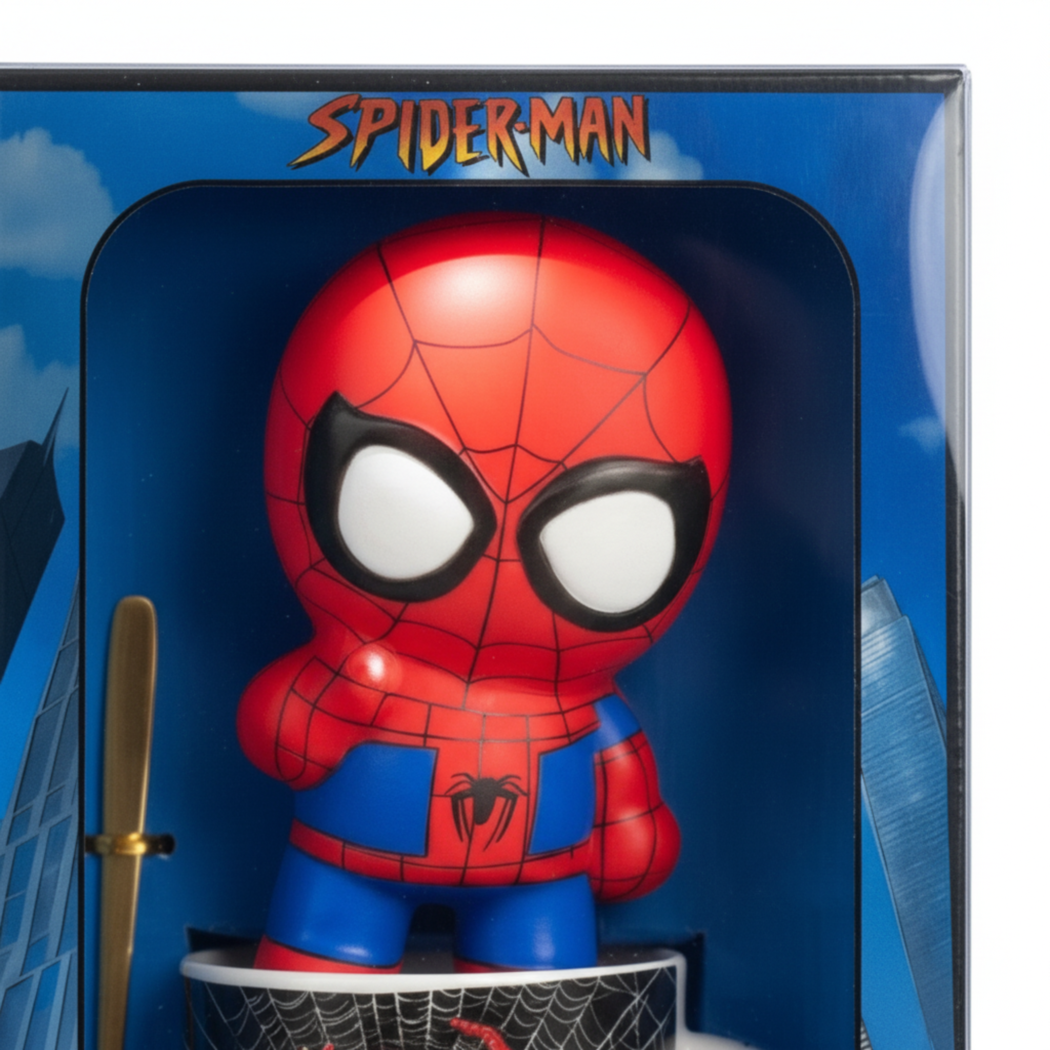 Coffret Mug Spider-Man : Tasse, Cuillère & Figurine 3D – Idée Cadeau