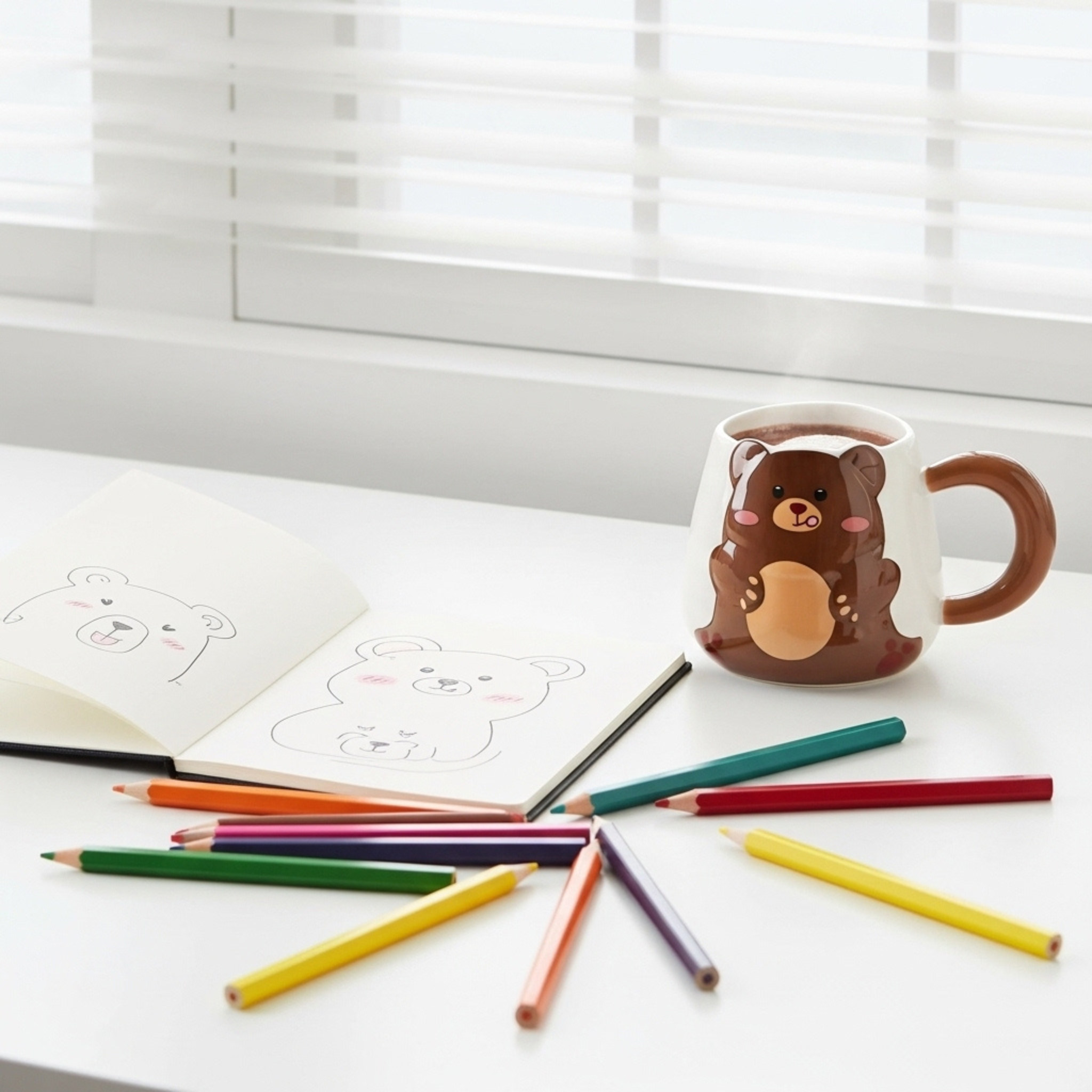 Mug Ourson en Céramique – Anse Confort | Fiolla Home