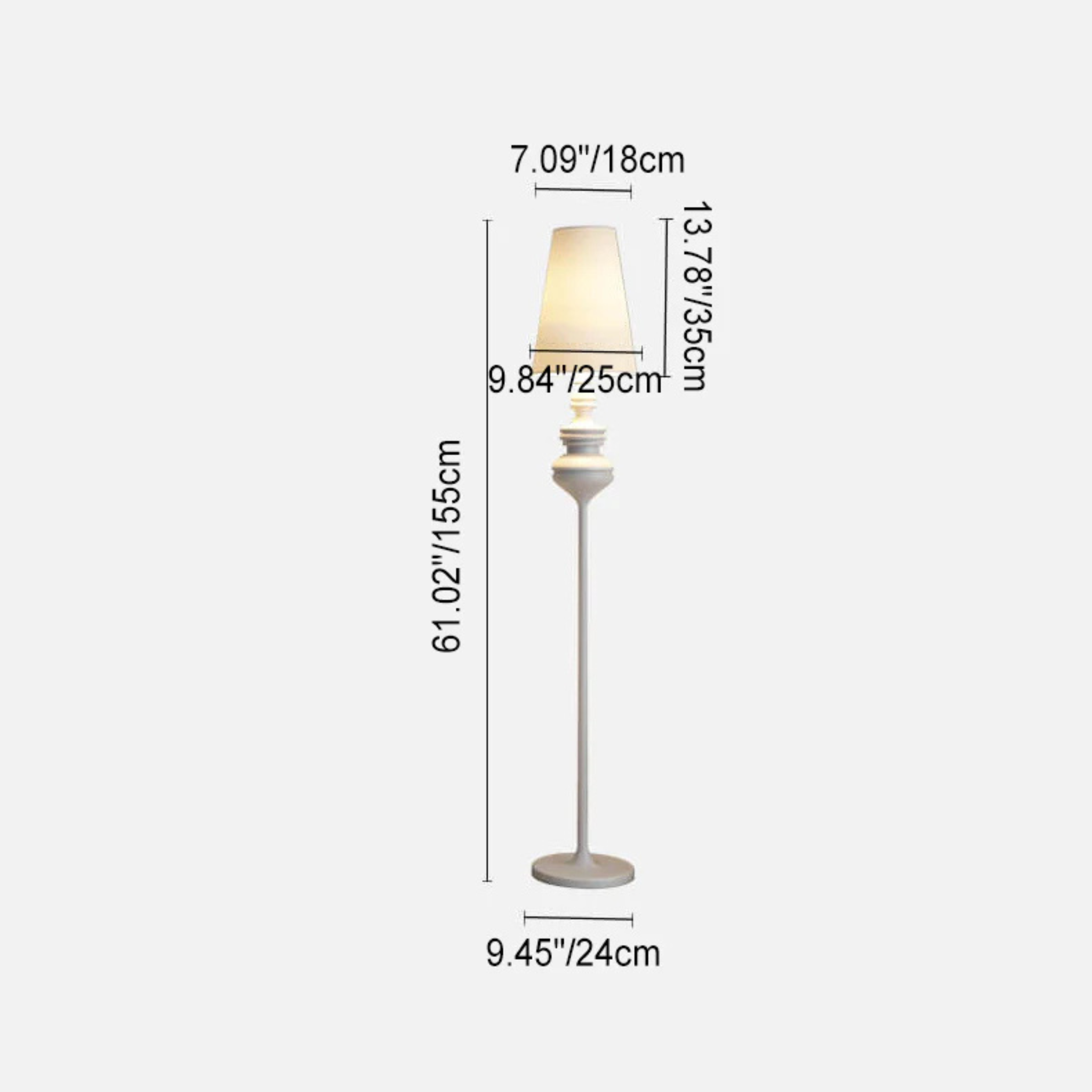 Lampadaire Style Joséphine | Éclairage Élégant et Moderne | Fiolla Home