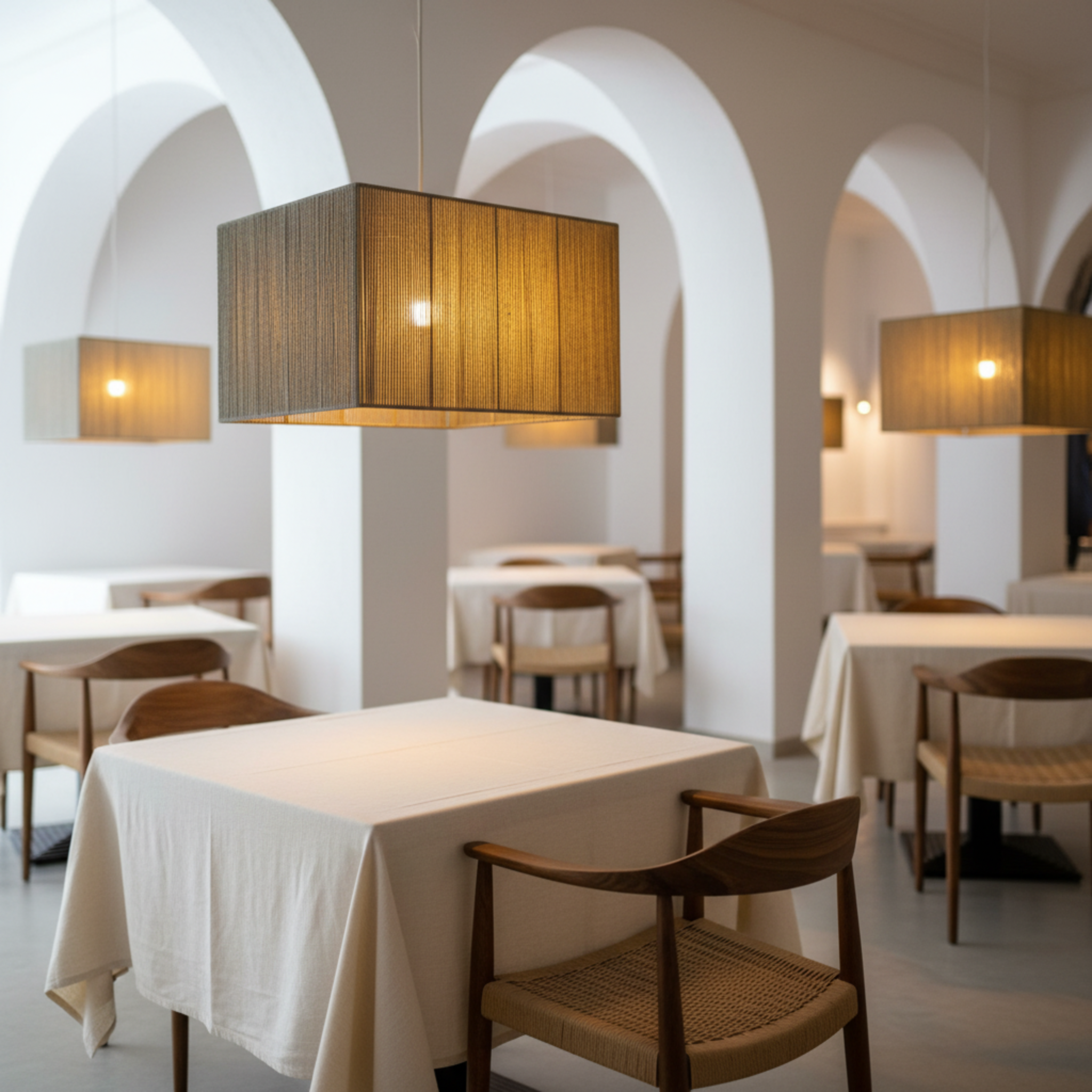 Suspension Rectangulaire "Tressage Nature" | Jute | Tunisie