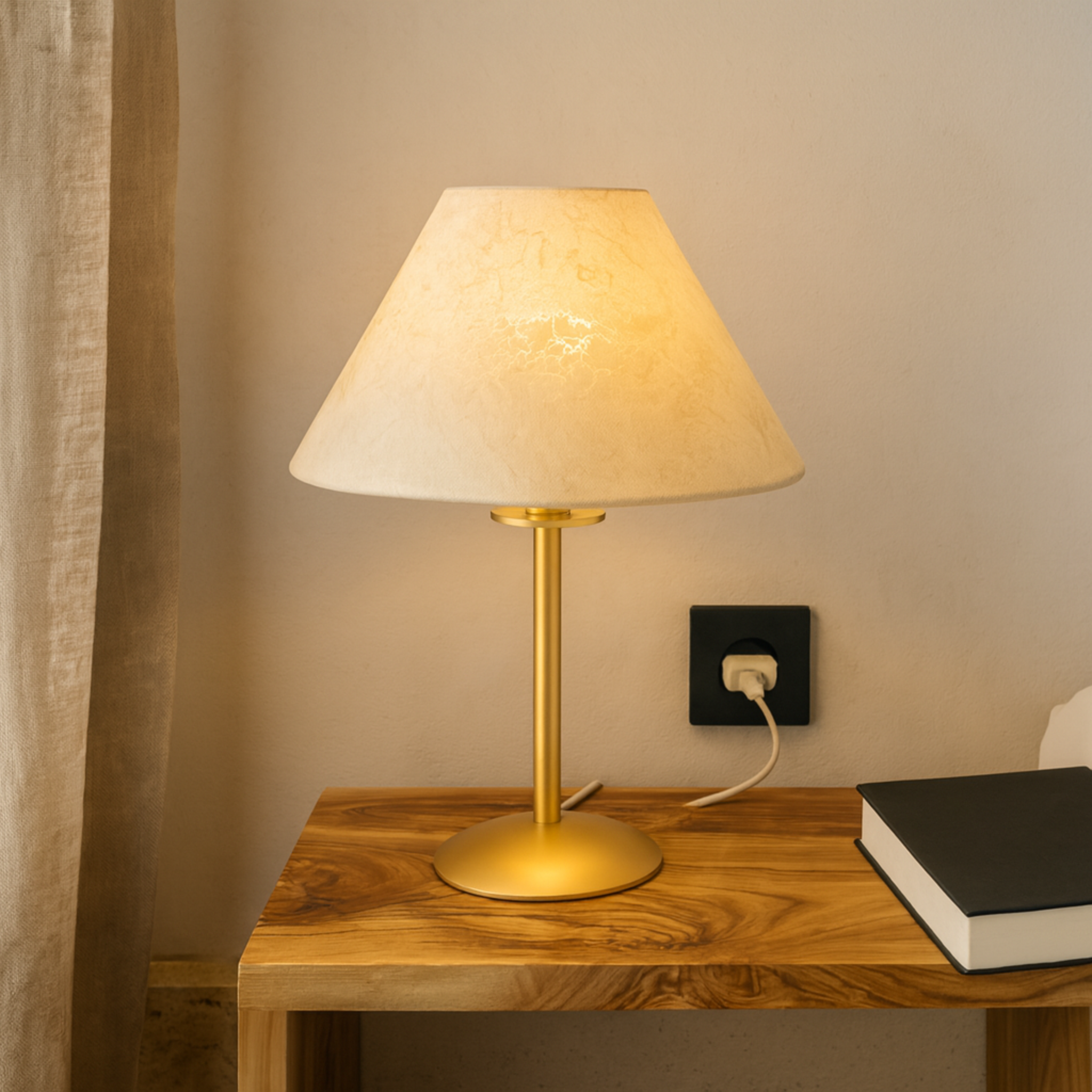 Veilleuse Chambre à Coucher | Abat-jour Cône | Fiolla Home