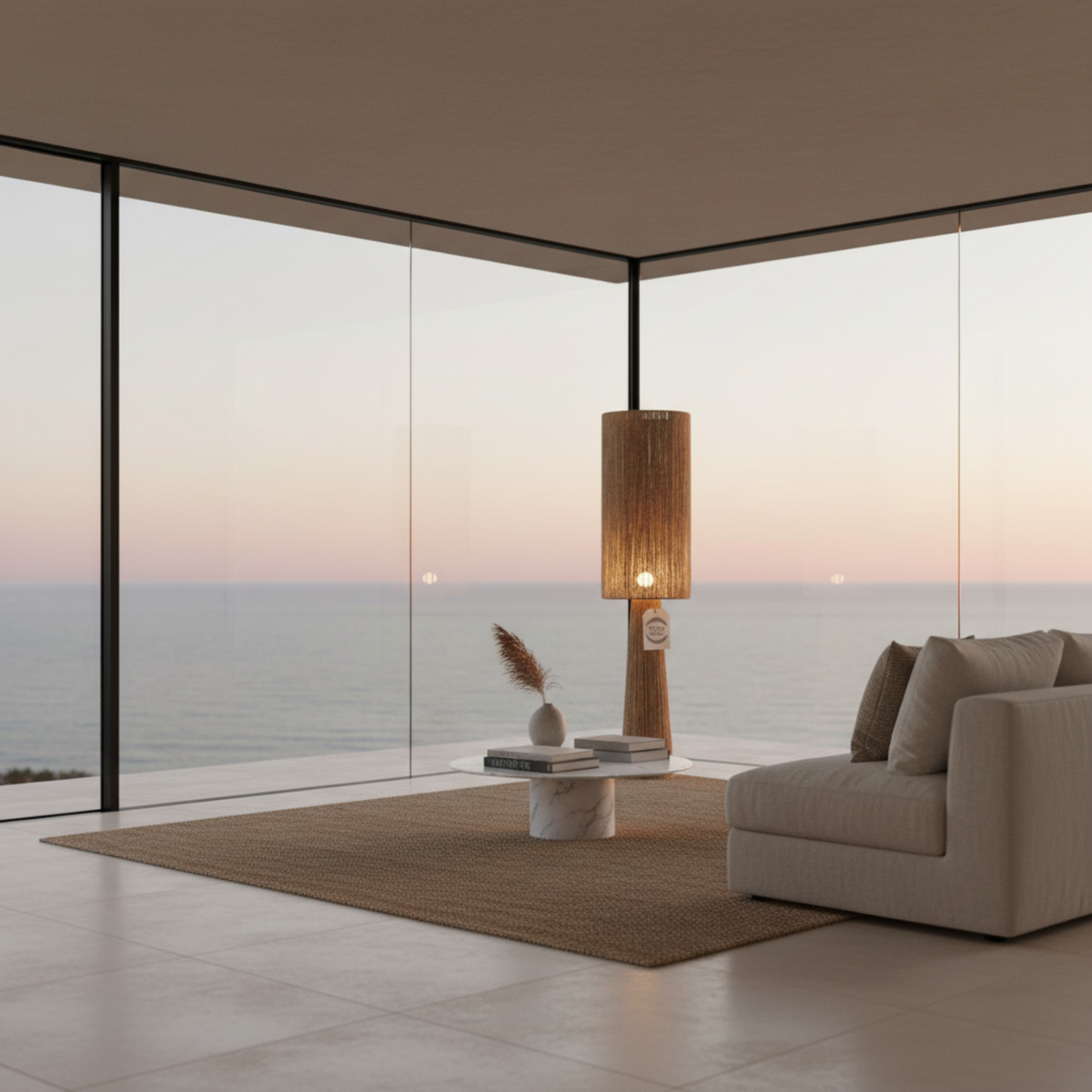Lampadaire "OASIS" par Fiolla Home – Luminaire Artisanal Luxe Tunisie