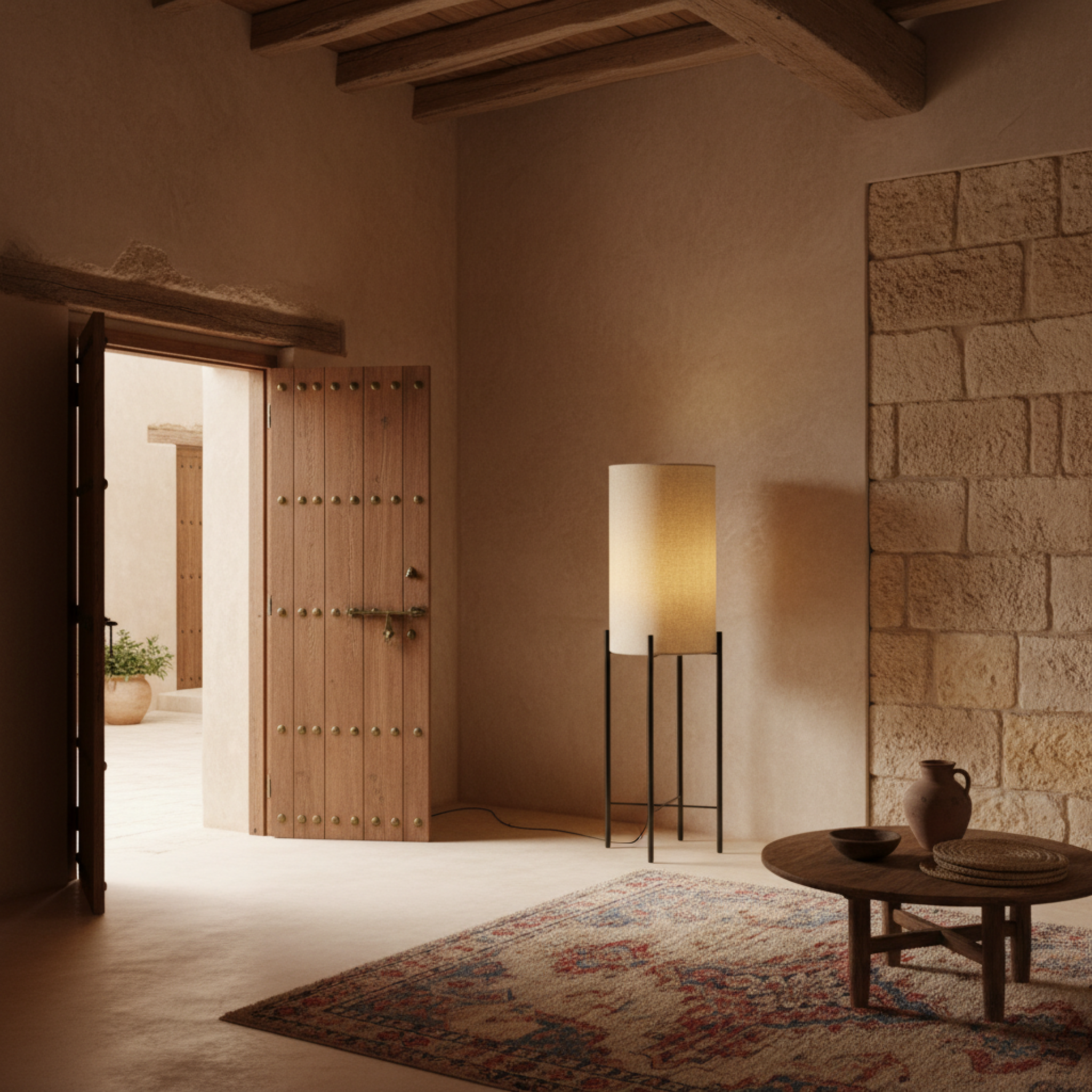 Lampadaire Design Sur Pied – Luminaire d'Ambiance Salon Tunisie