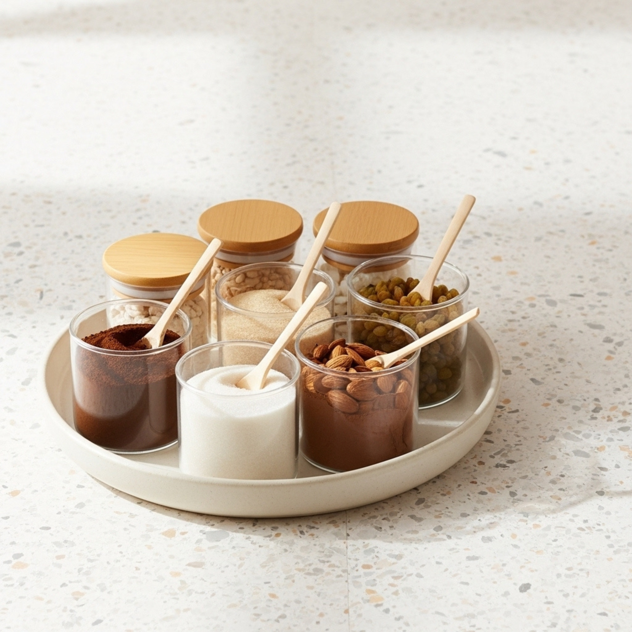 Bocaux en Verre 130 ml (Lot de 12) – Rangement Cuisine | Fiolla Home