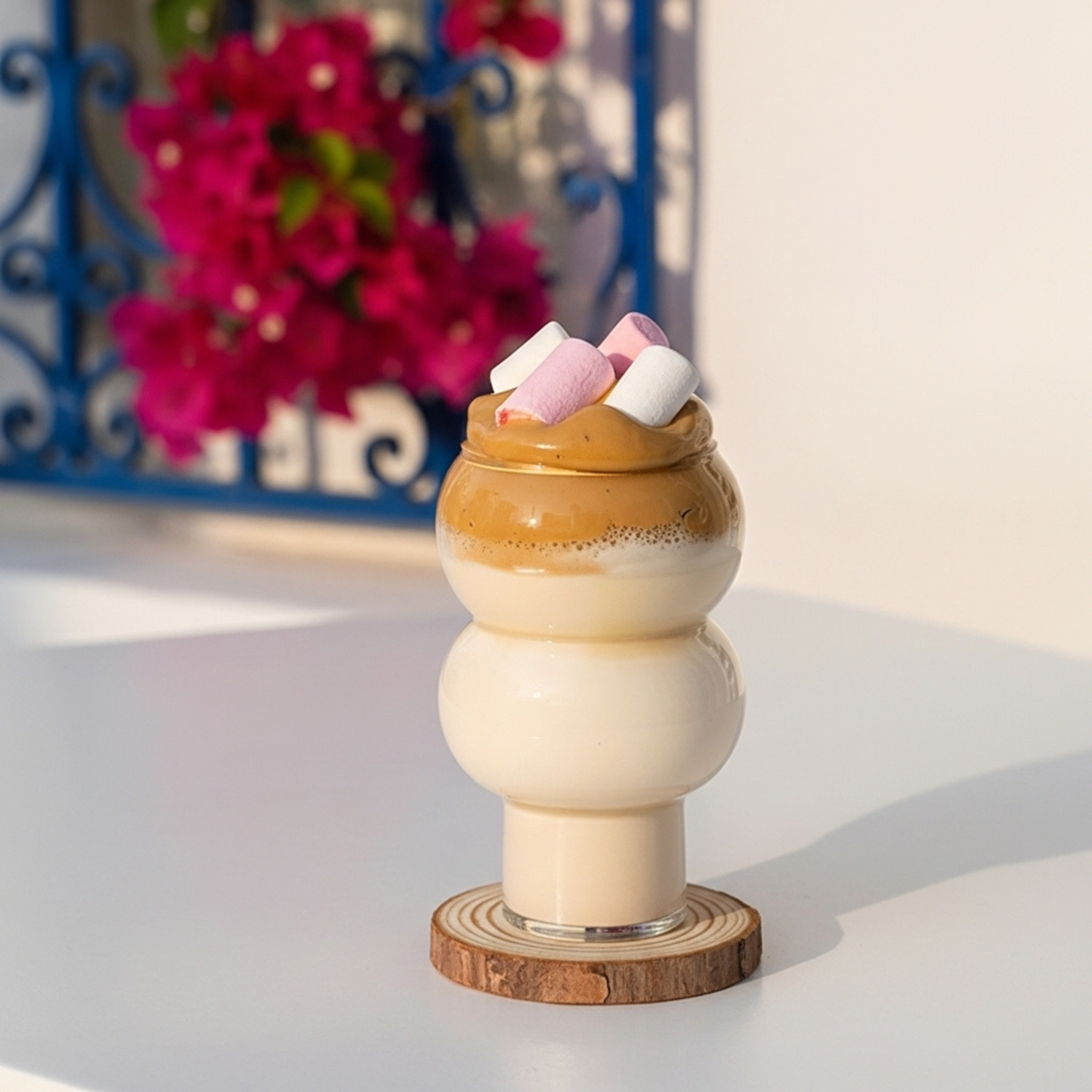 Mug en Verre Triple-Bulle – Café Gourmand Tunisie | Fiolla Home