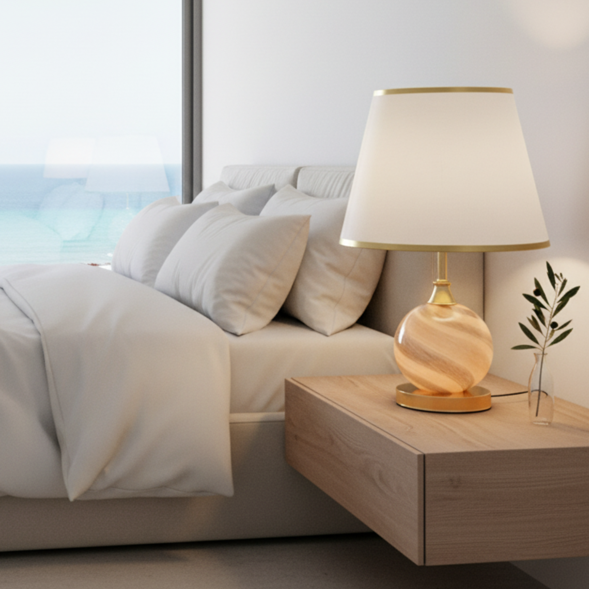 Lampe de Table "Noor" – Veilleuse Ambiance Méditerranéenne