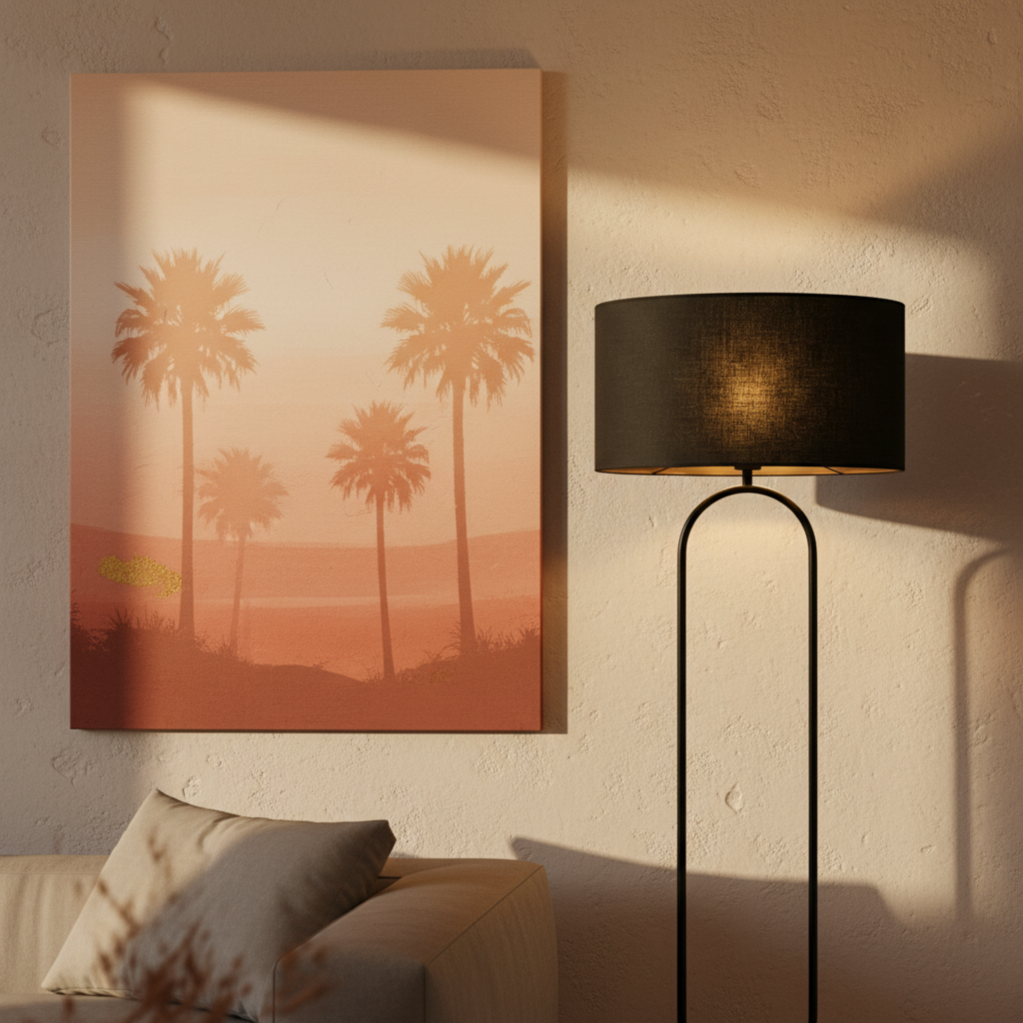 Lampadaire sur Pied INFINITY Métal Noir Design | Fiolla Home Tunisie