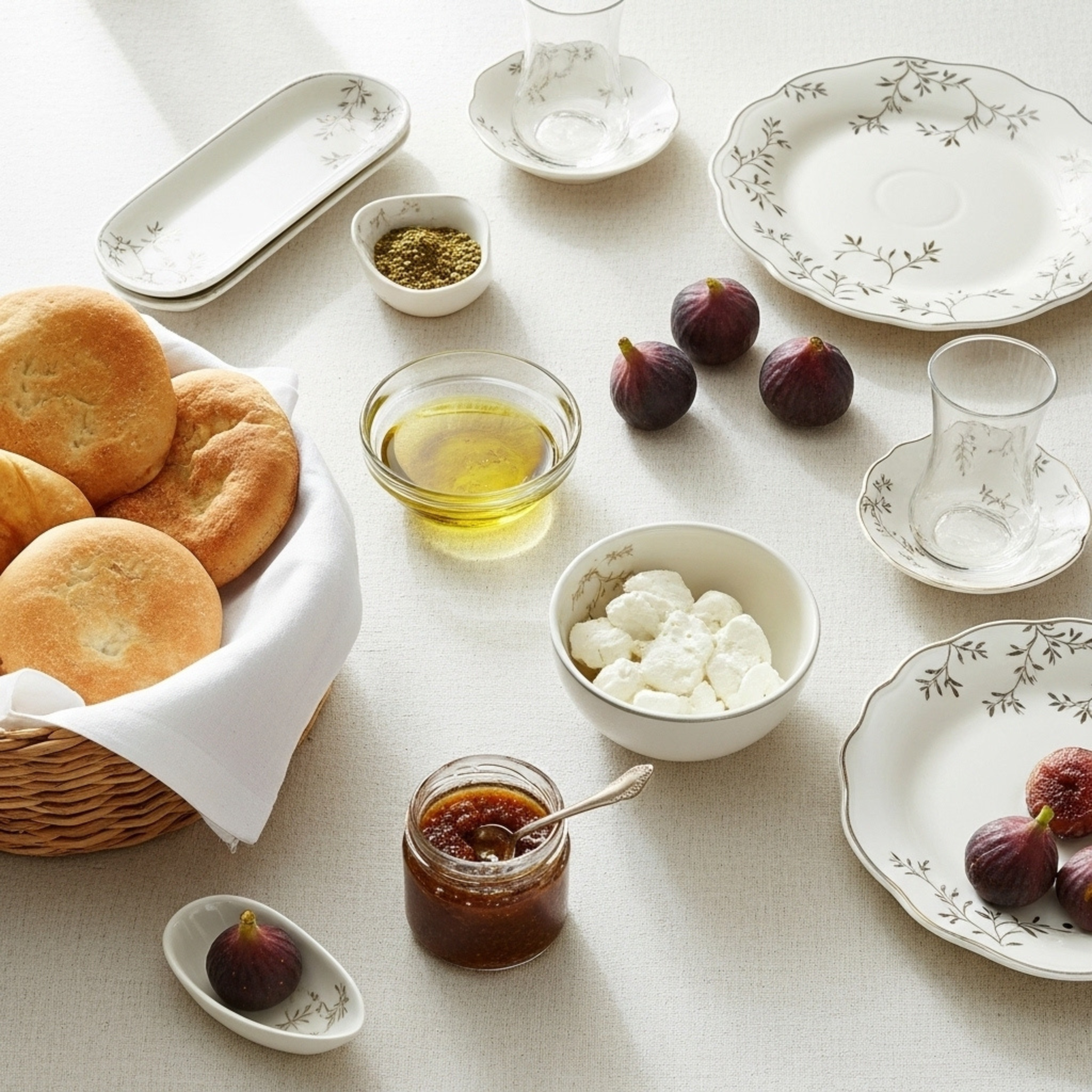Service Petit-Déjeuner Porcelaine – Tunisie | Fiolla Home