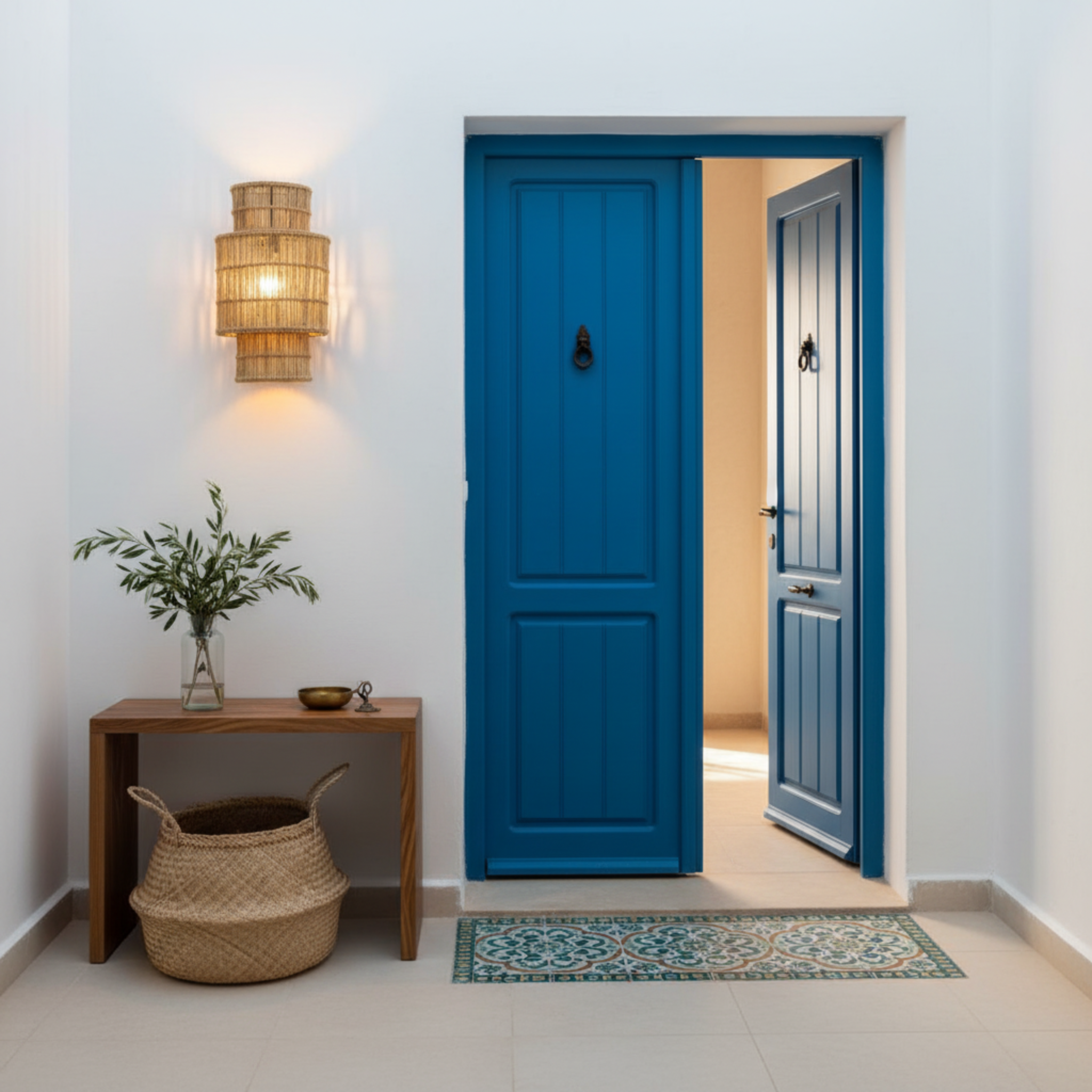 Applique Murale en Fibres de Palmier – Luminaire Bohème Tunisie