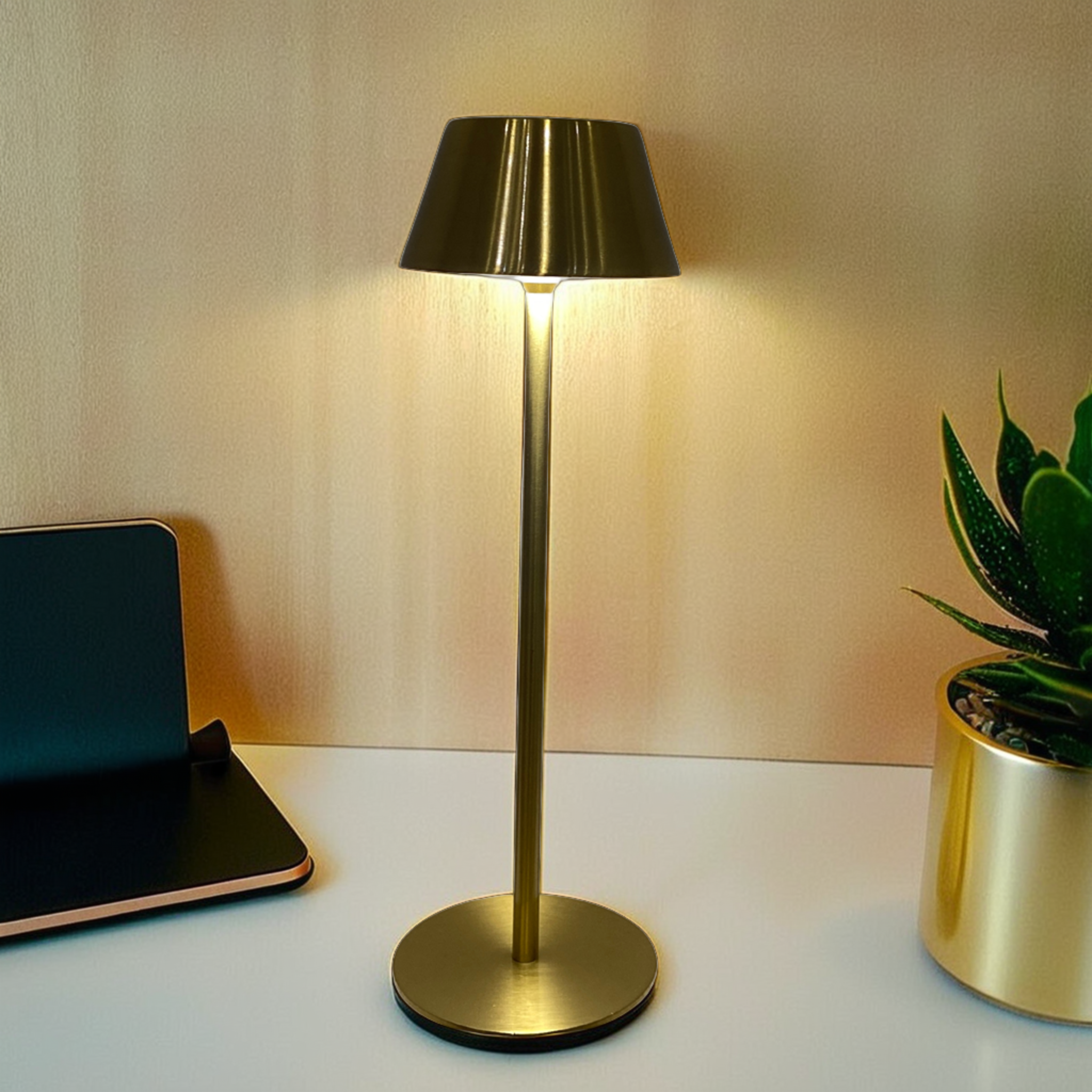 Lampe de Table LED Rechargeable | Finition Luxe et Style | Fiolla Home