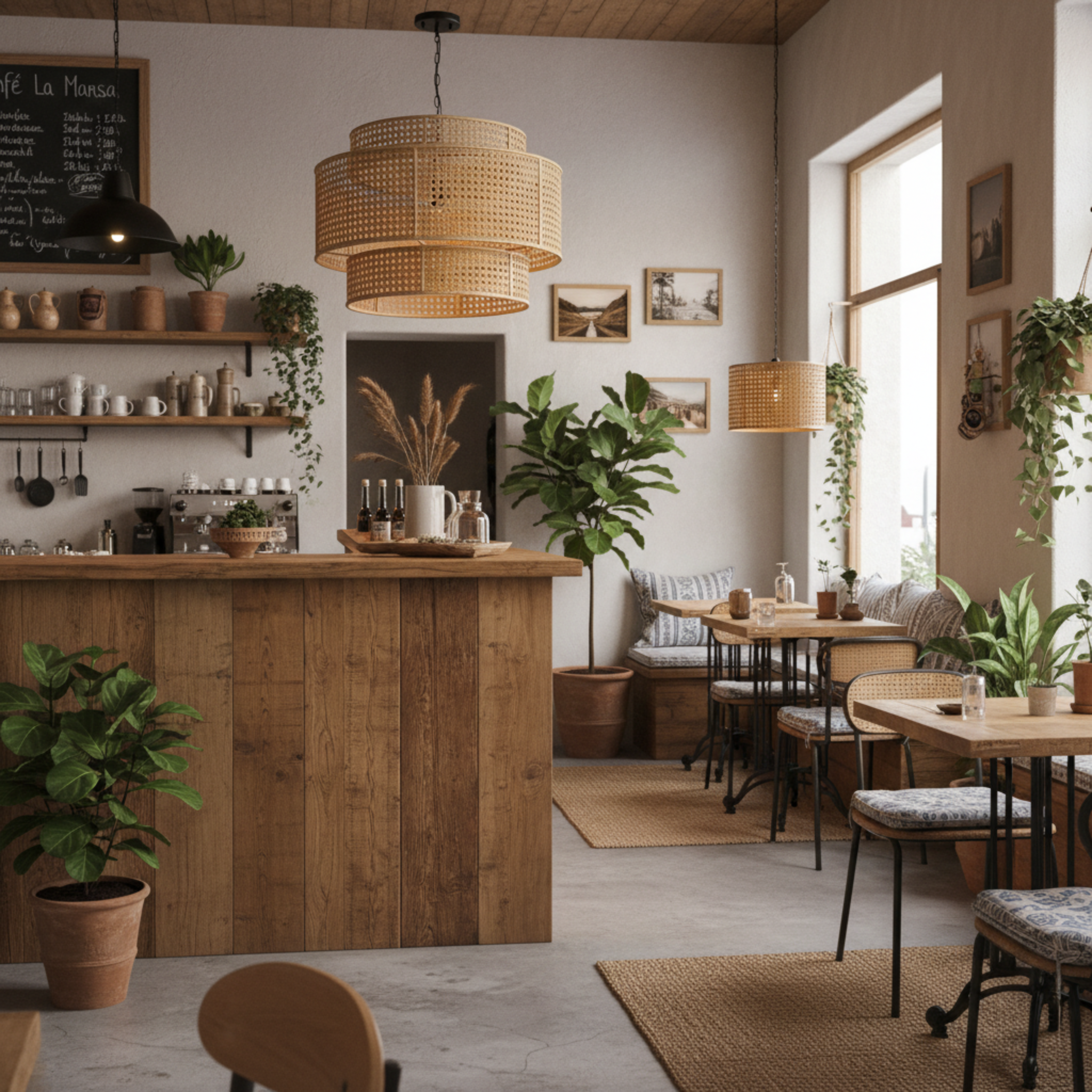 Suspension Triple en Rotin Naturel – Lustre Bohème Chic & Tendance