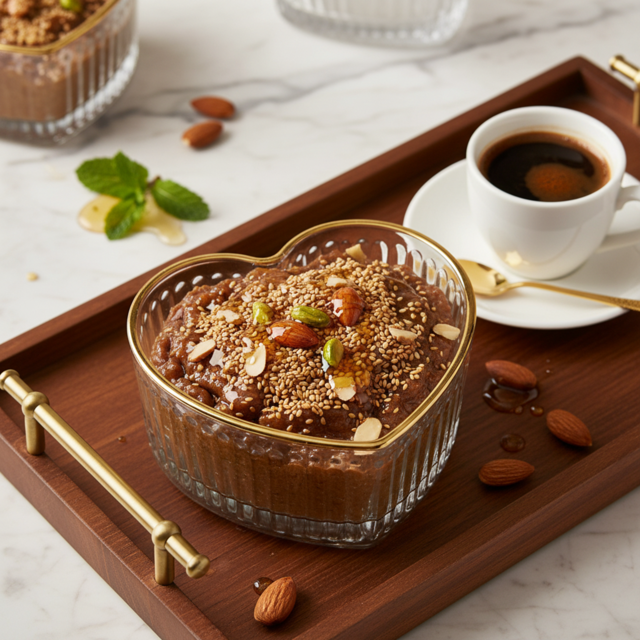 Set 6 Pots en Verre Forme Cœur – Présentation Chic & Gourmande