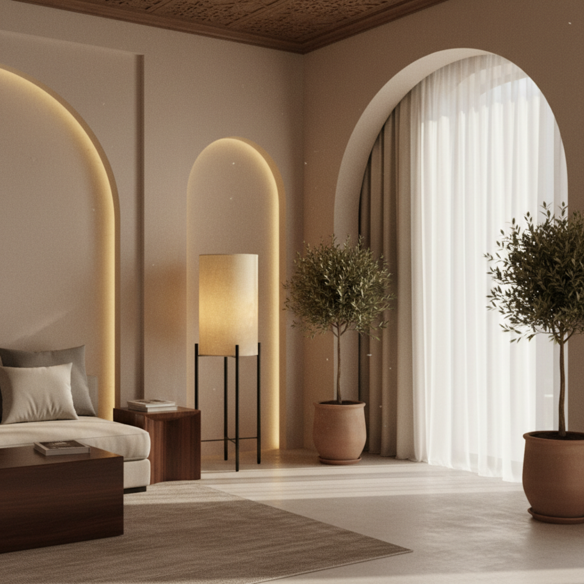 Lampadaire Design Sur Pied – Luminaire d'Ambiance Salon Tunisie