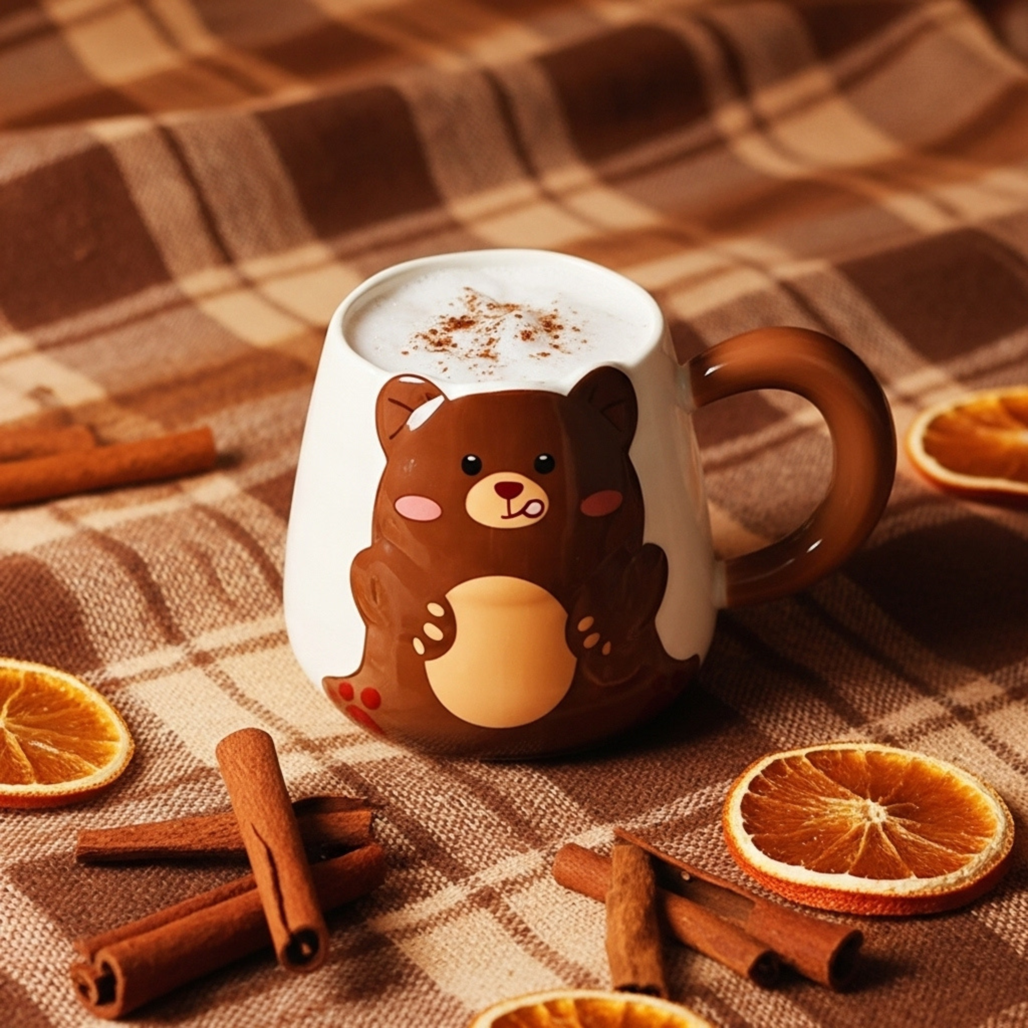 Mug Ourson en Céramique – Anse Confort | Fiolla Home