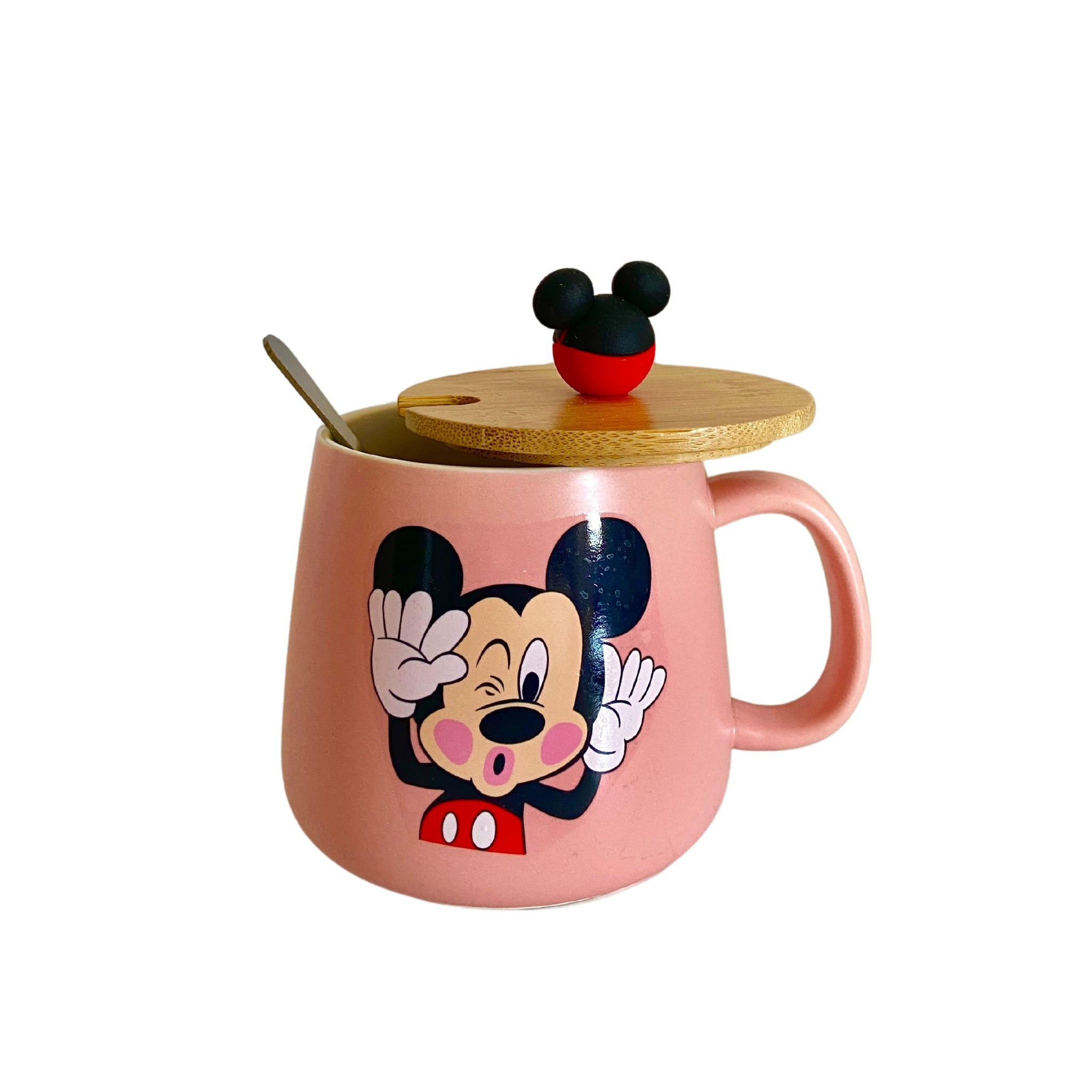 Tasse à Café Disney avec motif Mickey en céramique blanche, parfaite pour les fans de Disney.