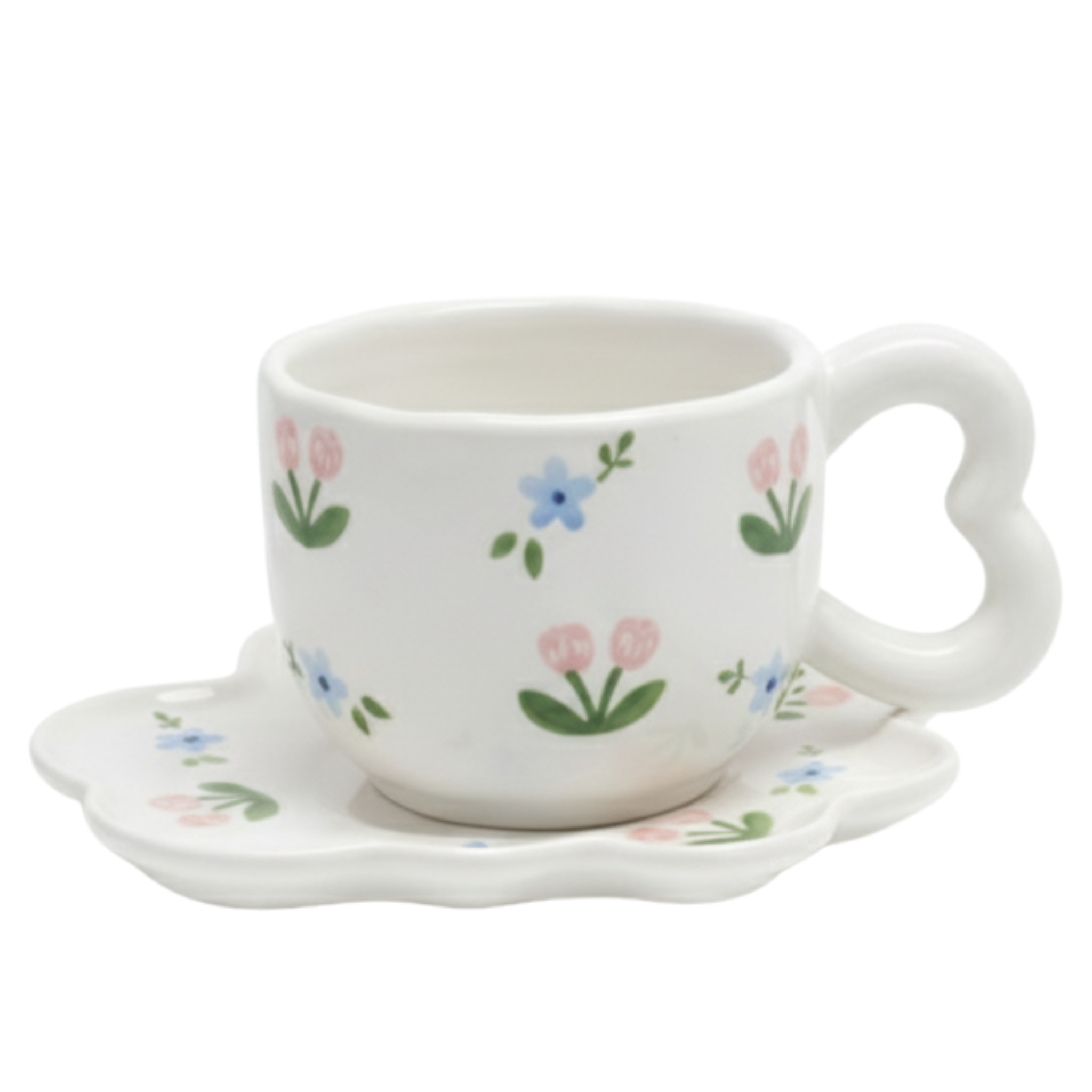 Tasse Fleurie en Céramique | Petit-Déj Chic | Fiolla Home