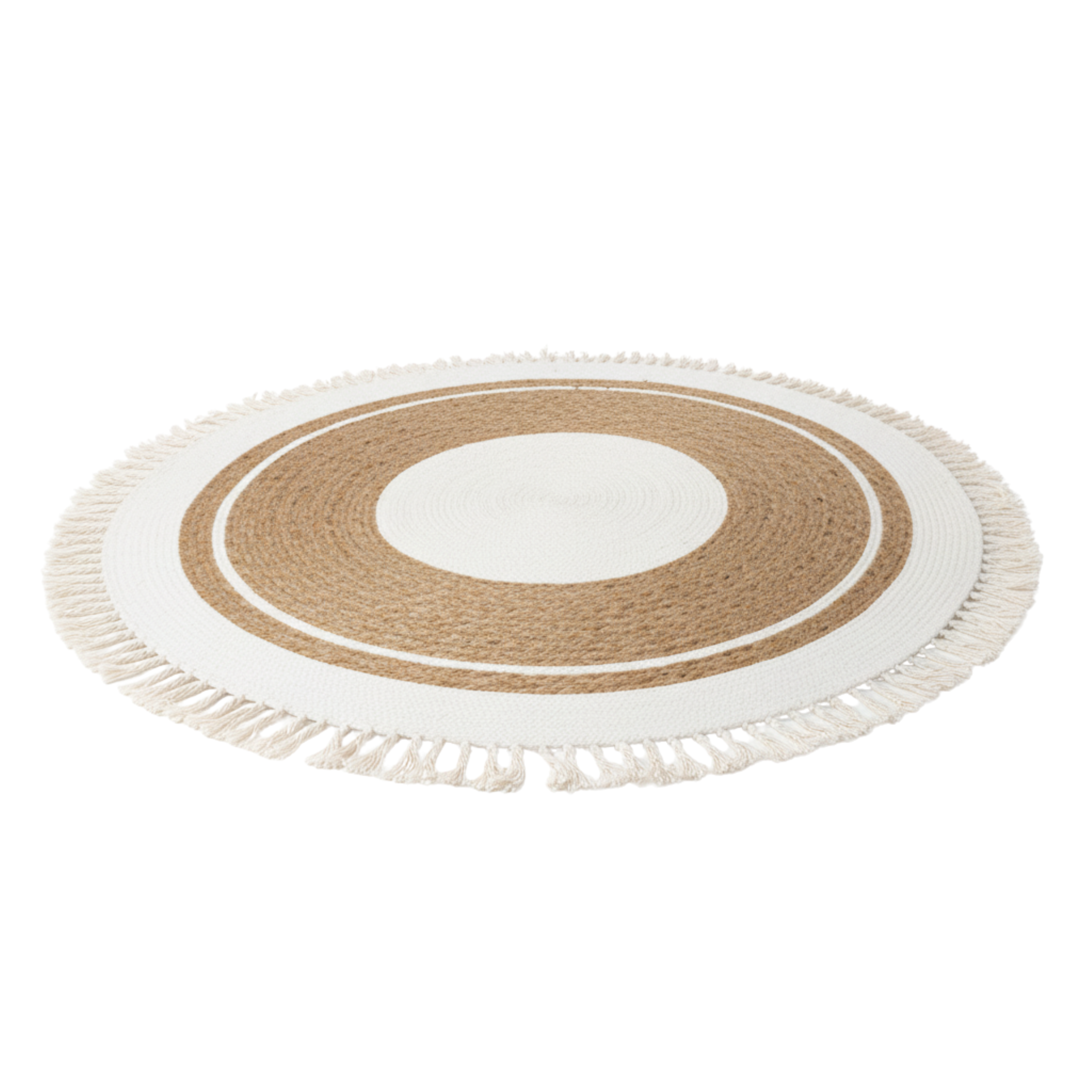 Tapis Rond Bohème à Franges | Tapis Chambre Tunisie | Fiolla Home