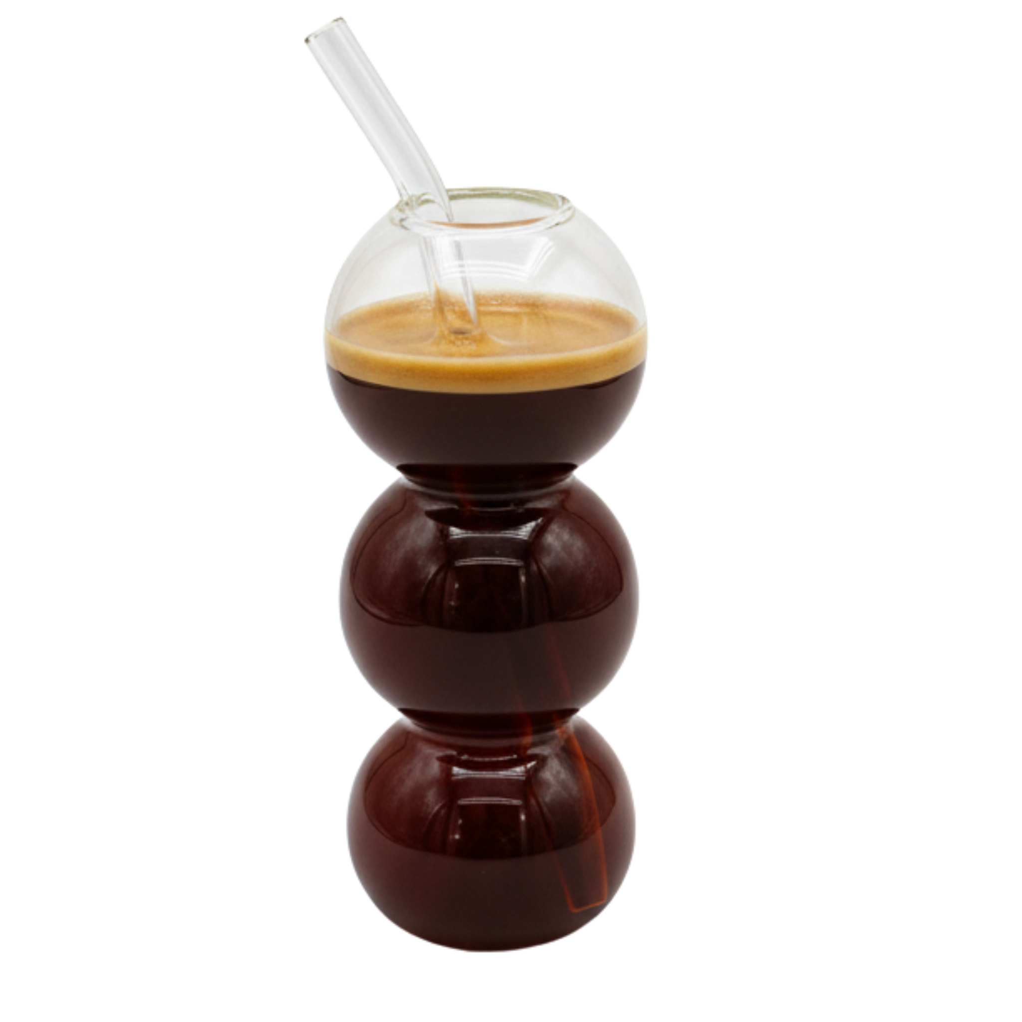 Verre Bulle avec Paille | Pour Toutes Boissons | Fiolla Home Tunisie