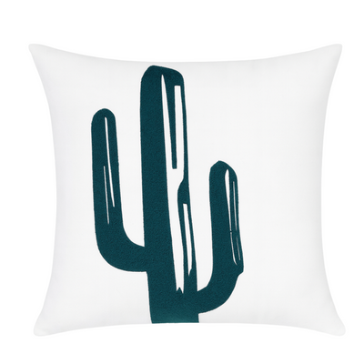 Coussin Décoratif Tunisie – Motif Cactus Vert | Fiolla Home