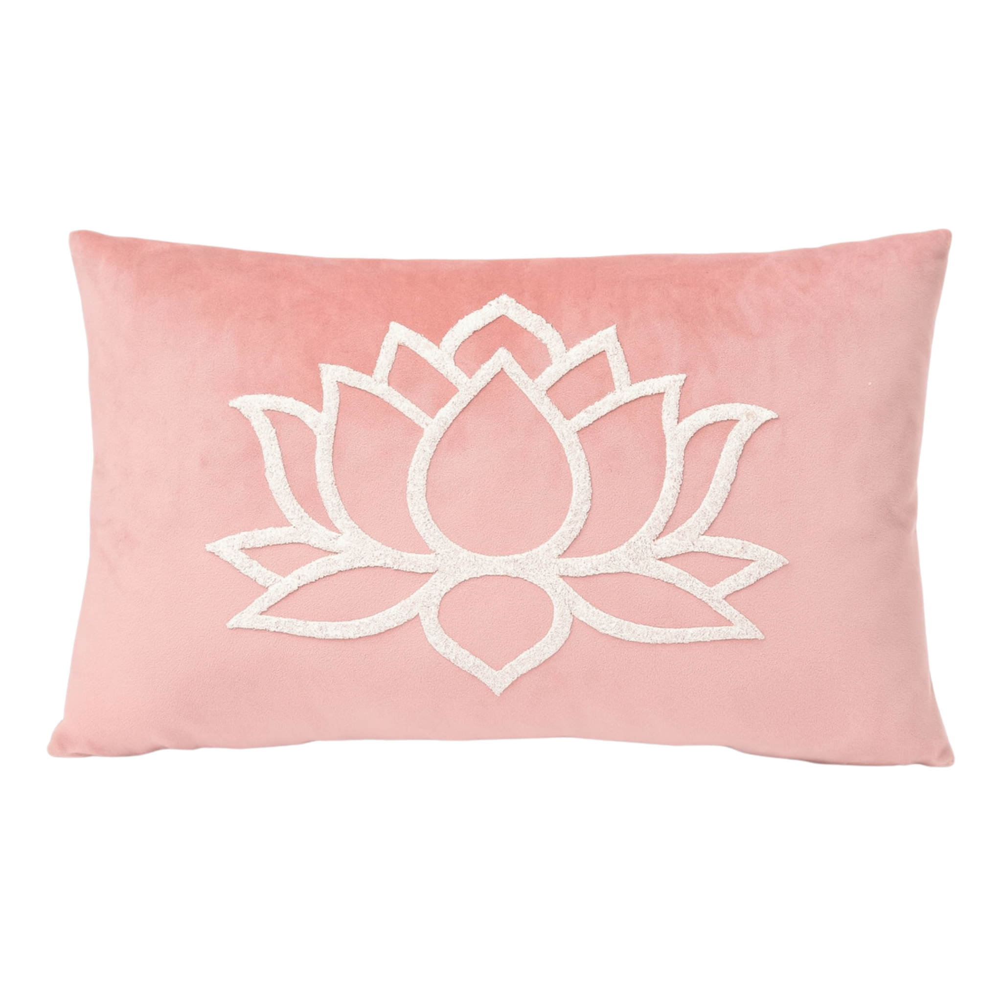 Coussin décoratif Rectangulaire Rose Tunisie – Lotus Éclat | Fiolla Home