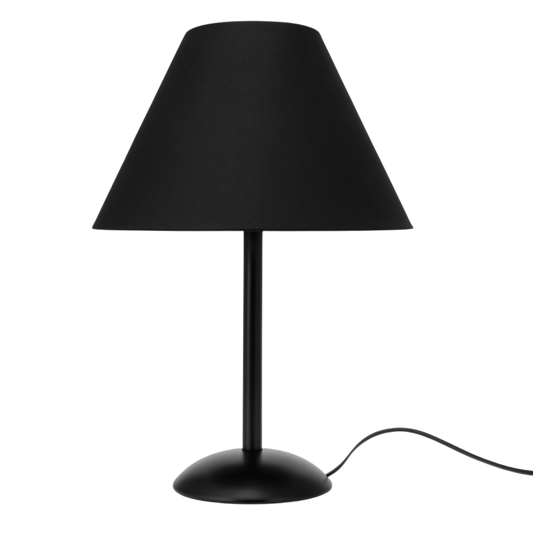 Lampe de table Noire Minimaliste
