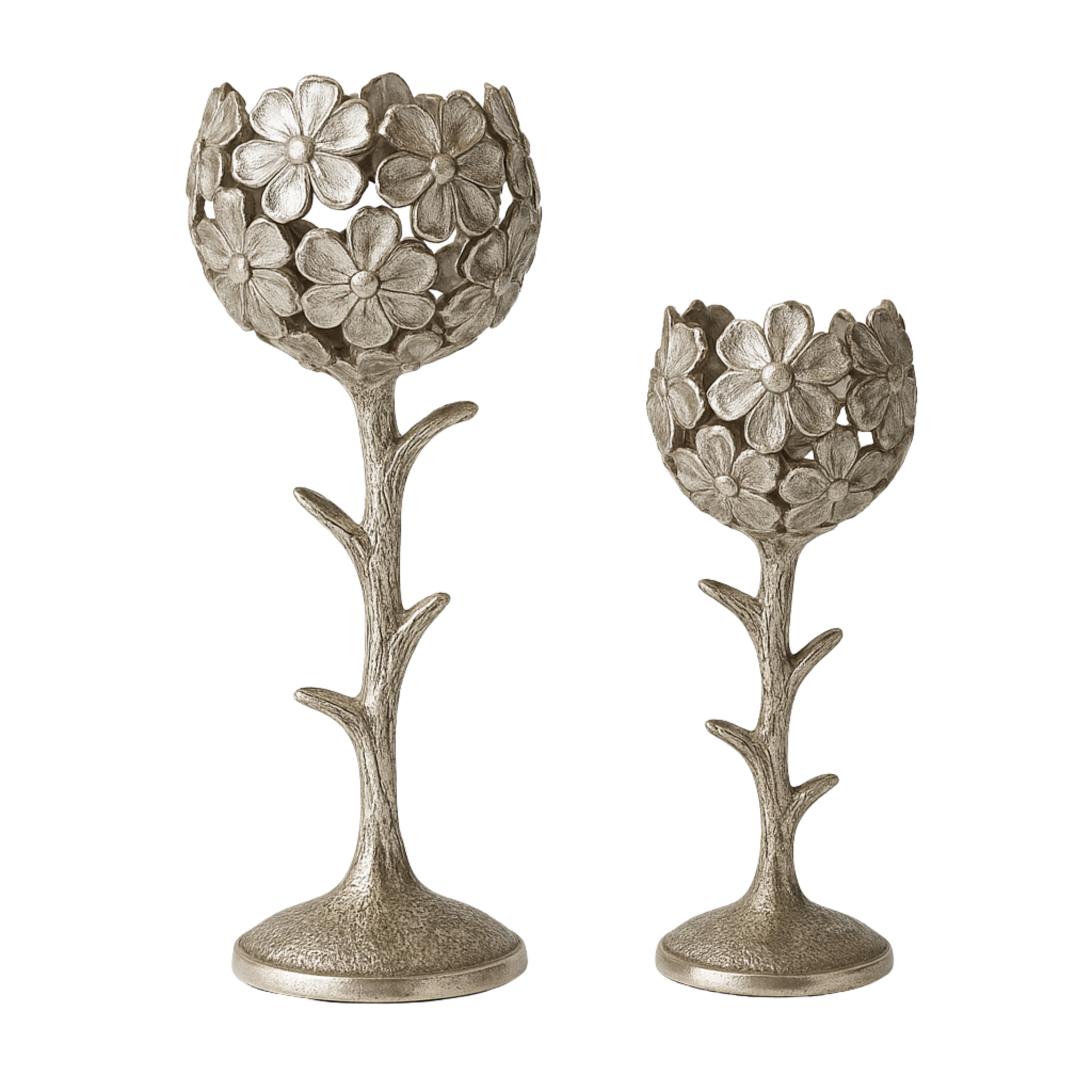 Bougeoirs cuivre indien