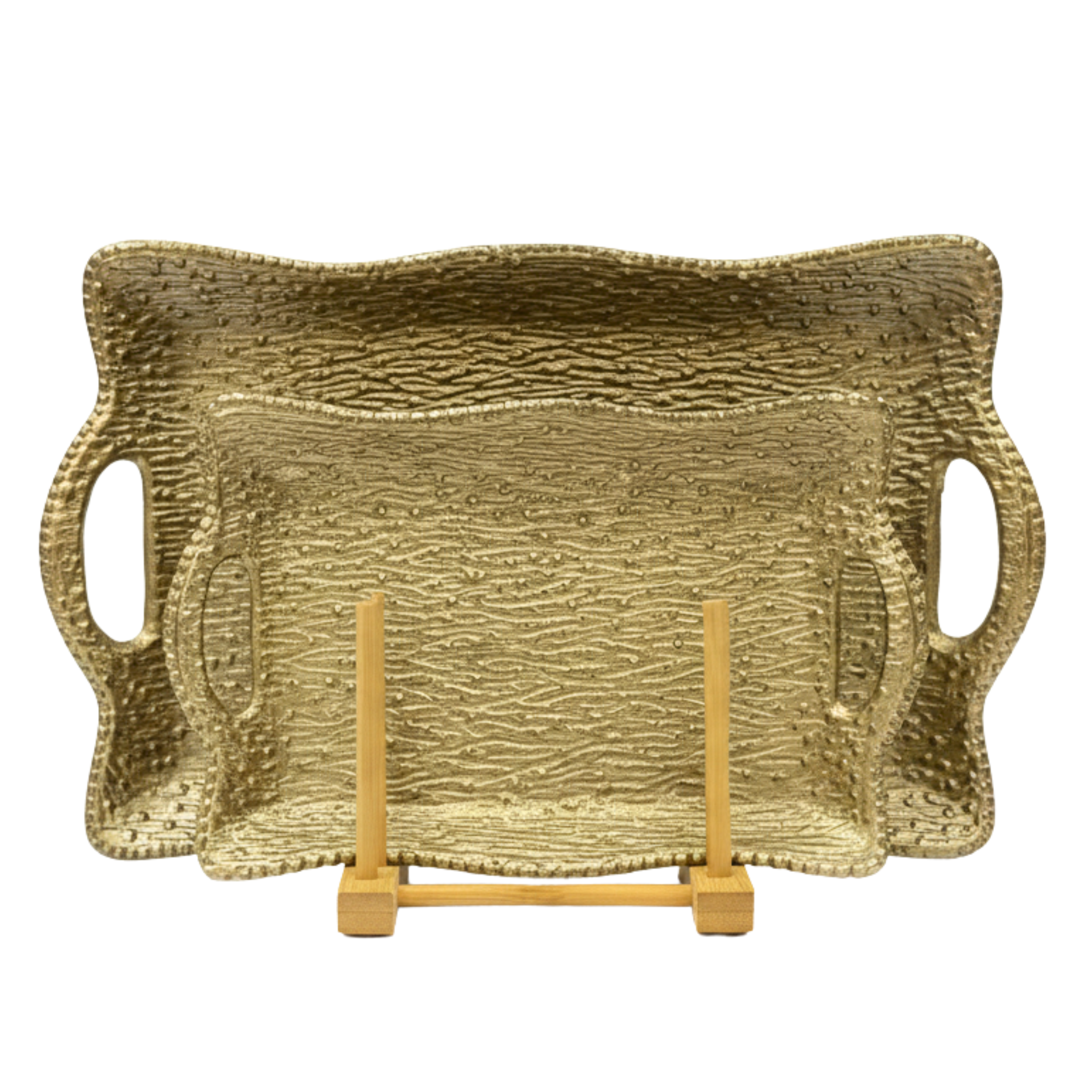 Set de 2 Plateaux en Cuivre Indien Luxe | Fiolla Home