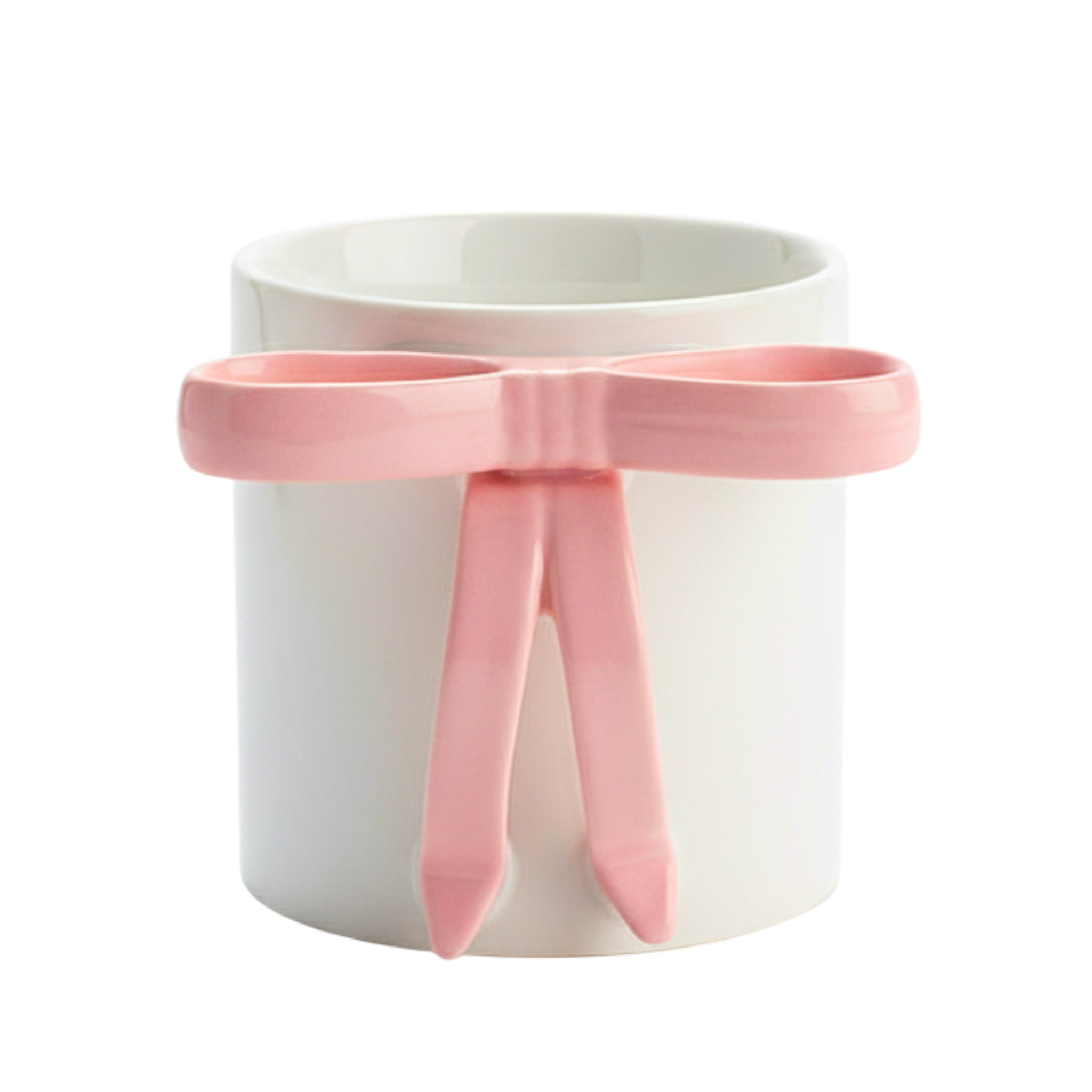 Mug nœud rose en céramique – Chic & cadeau | Tunisie