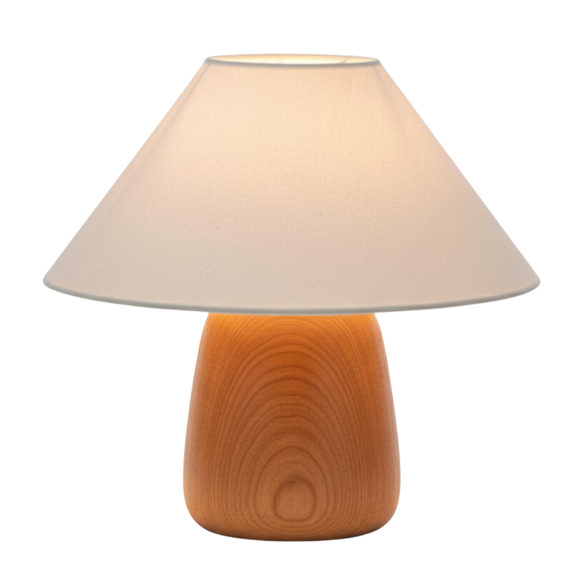 Veilleuse en Bois Artisanale – Lampe de Chevet Design Tunisie