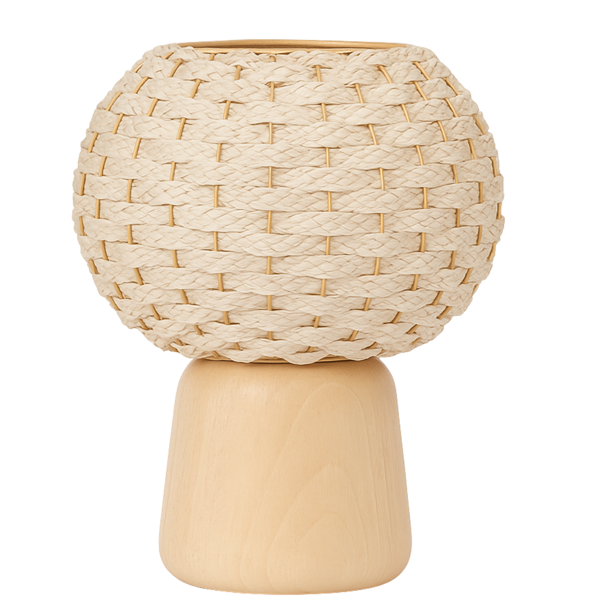 Veilleuse Nour El Leyl – Lampe de chevet bois handmade Tunisie