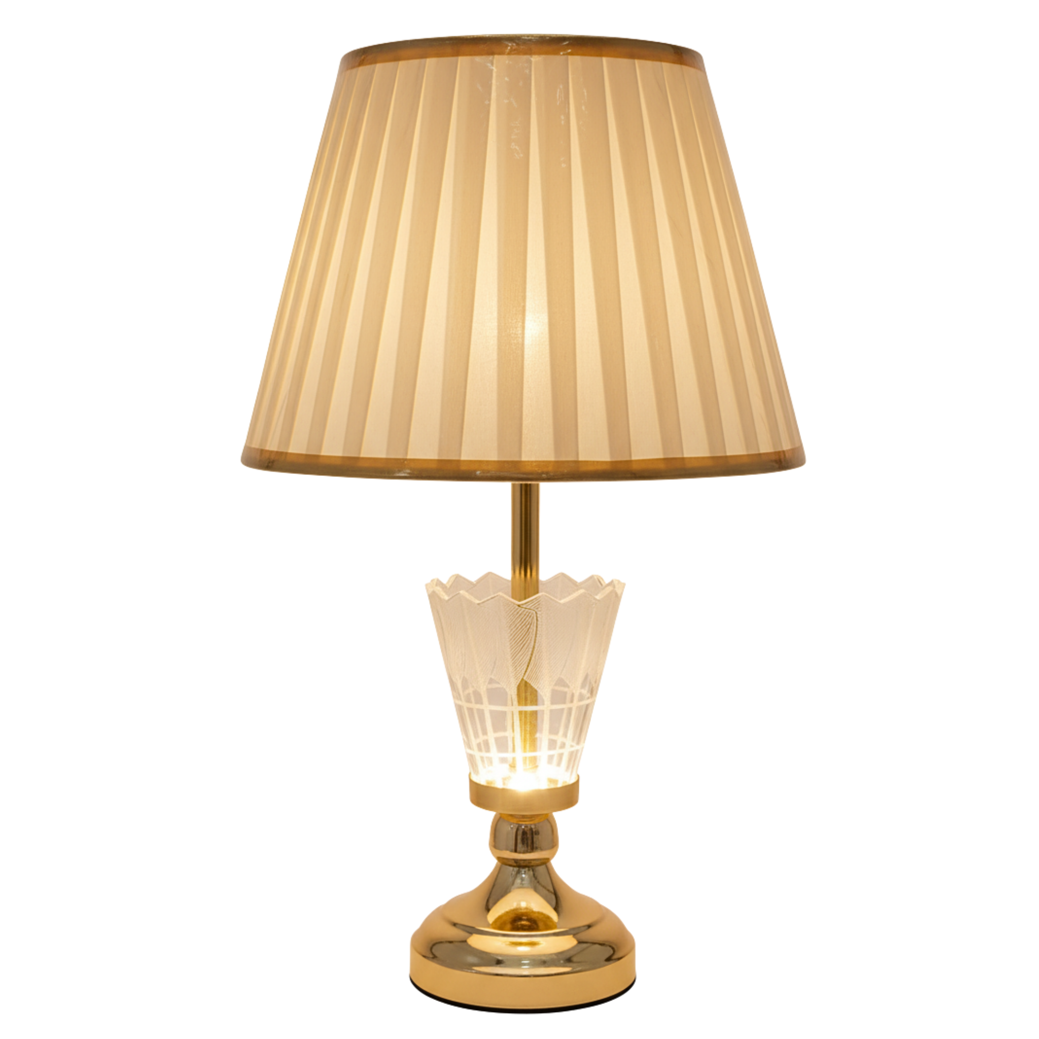 Veilleuse Dorée Élégante – Lampe de Chevet Design pour Chambre à Coucher Tunisie