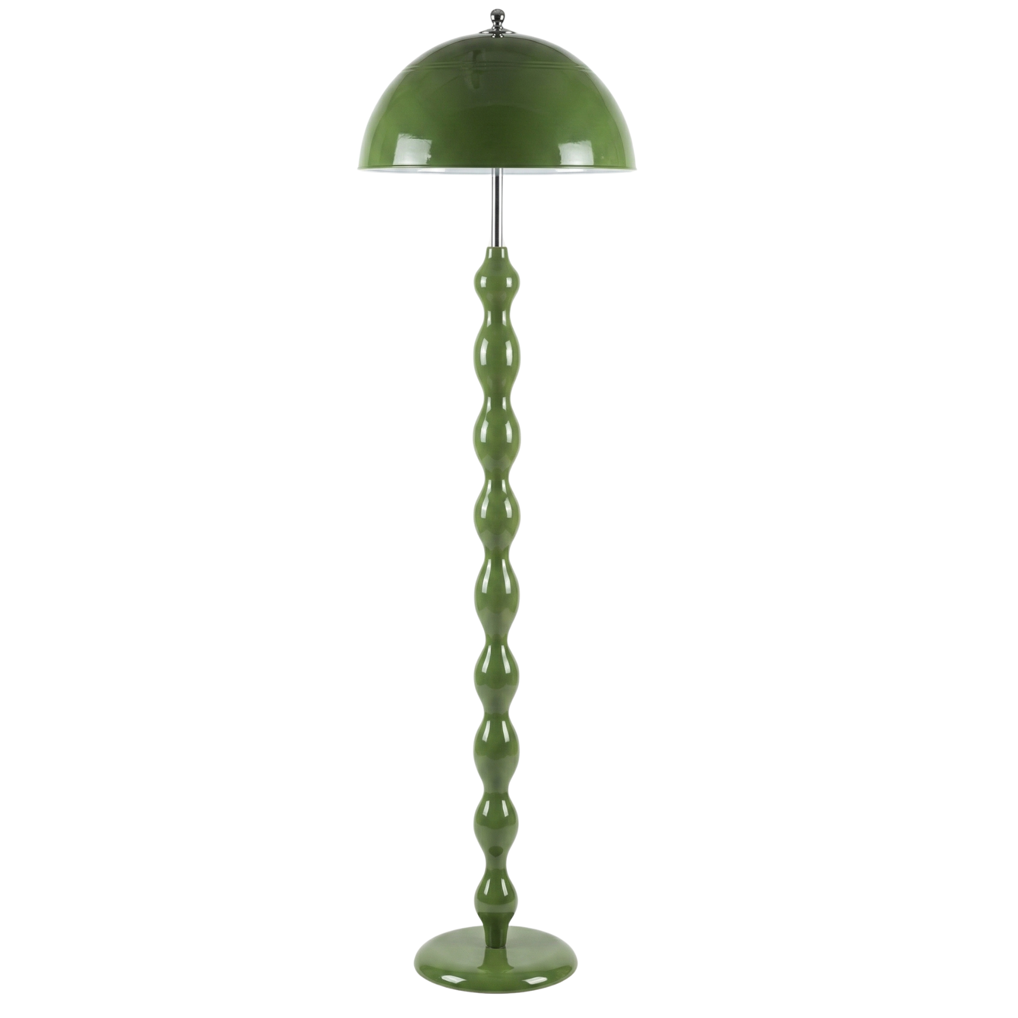Lampadaire Design "Totem" Vert Olive | Luminaire Salon Style Nature & Rétro Tunisie