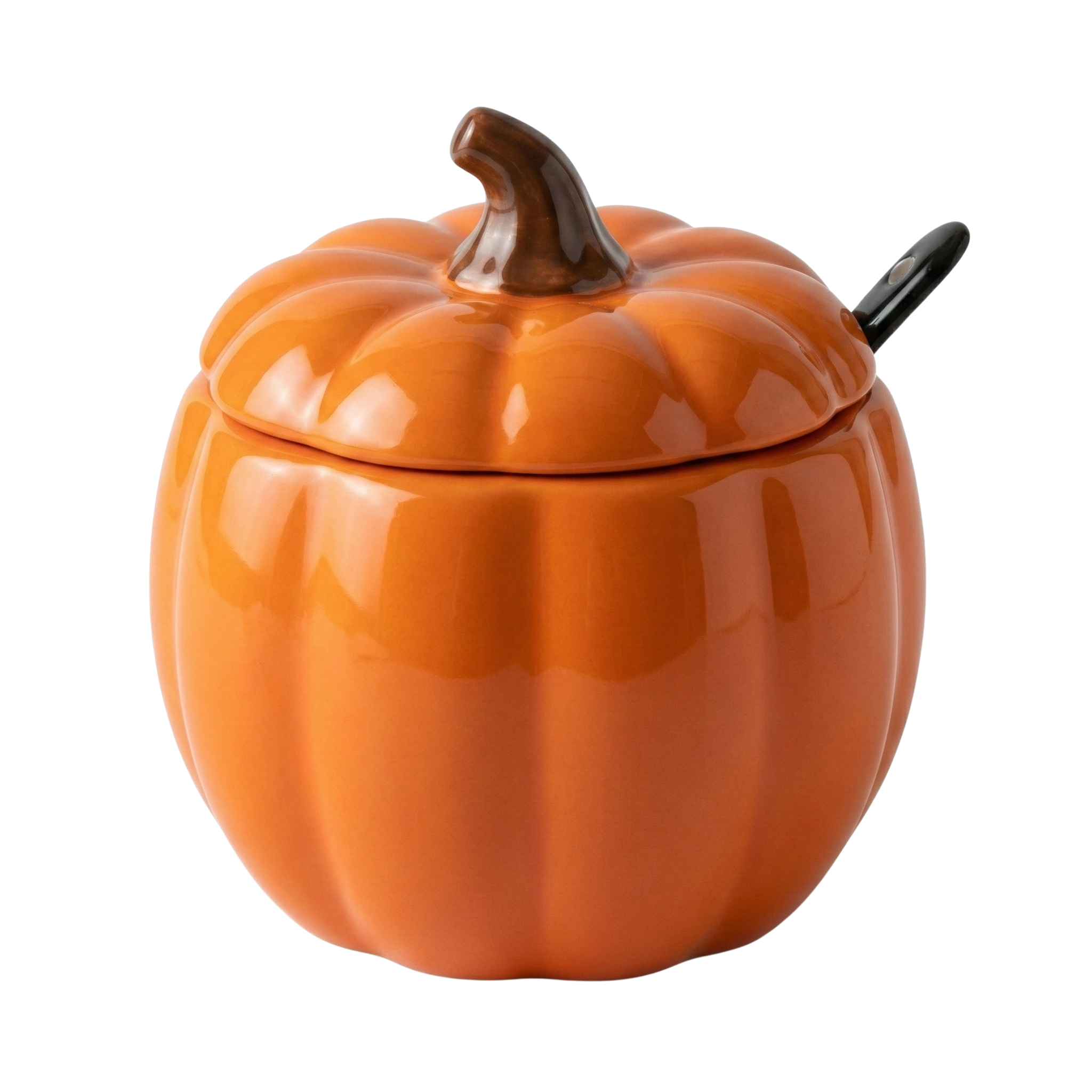 Sucrière Citrouille en Céramique avec Cuillère – Service à Café Original