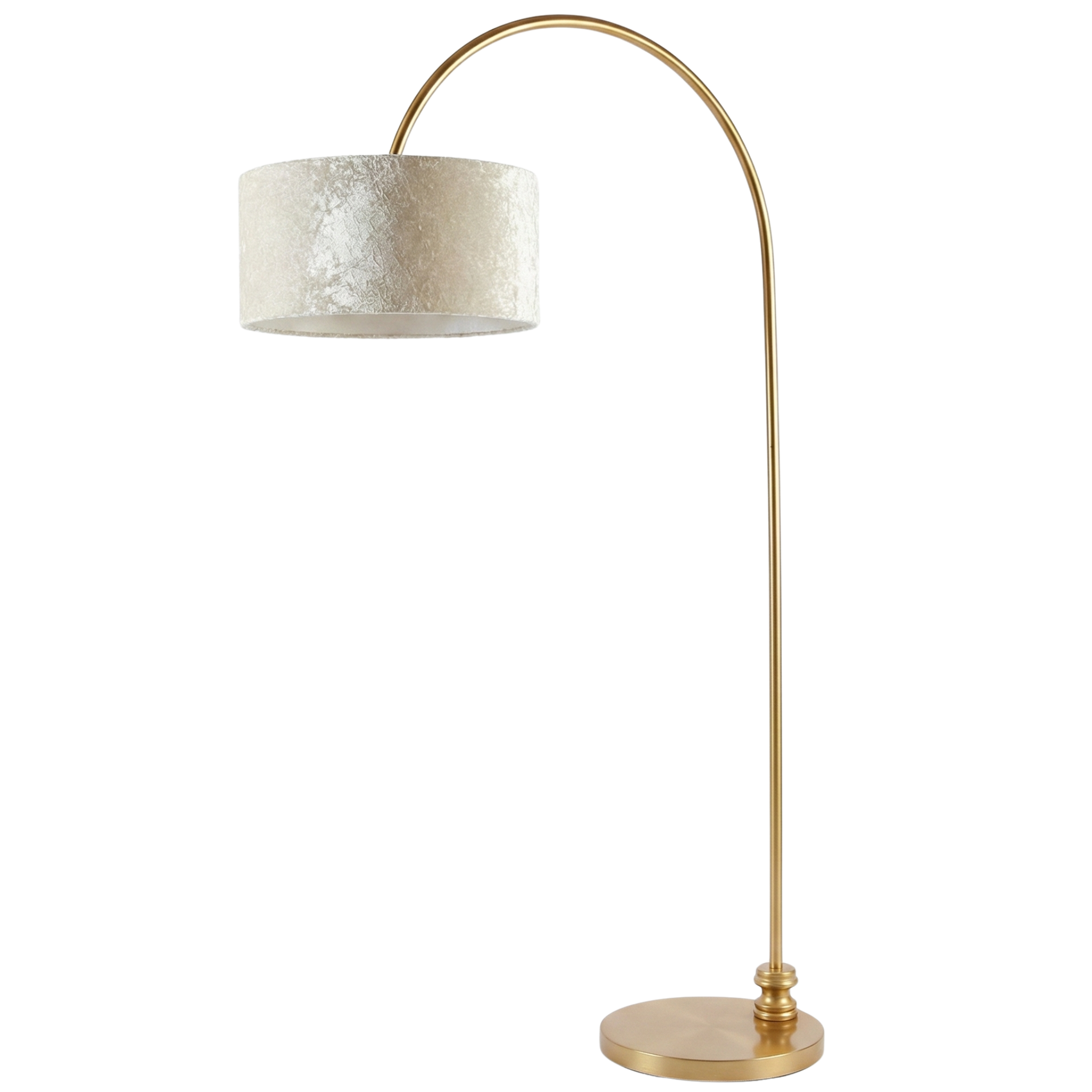 Lampadaire Arc Doré Design Chic – Éclairage Moderne & Élégant
