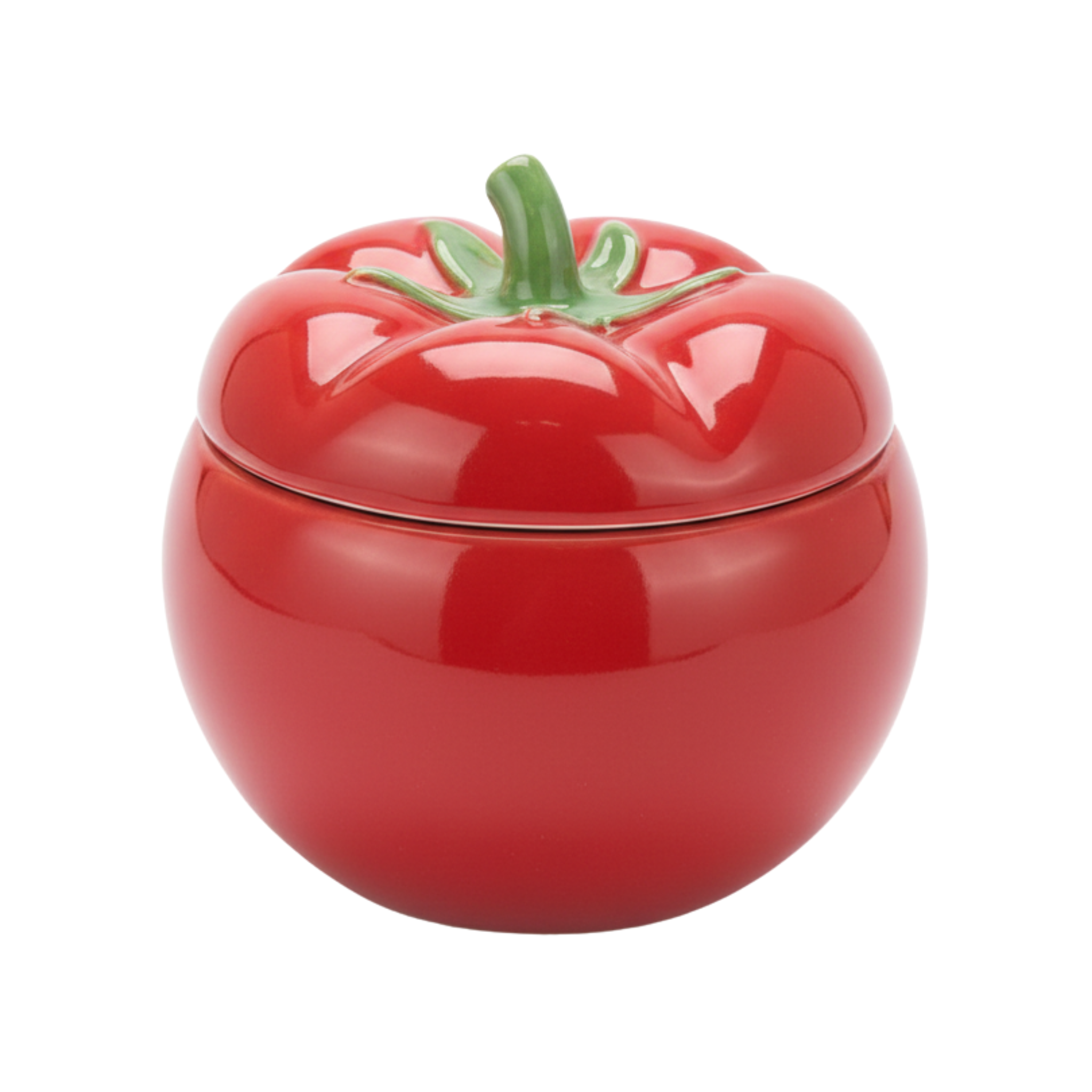 Mini Soupière Tomate en Céramique Rouge – Design Original