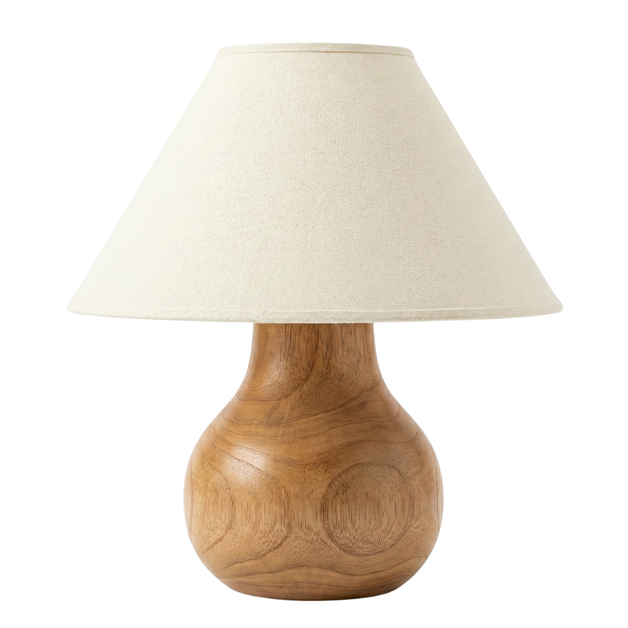 Lampe de Table en Bois Massif – Design Naturel & Élégance Artisanale