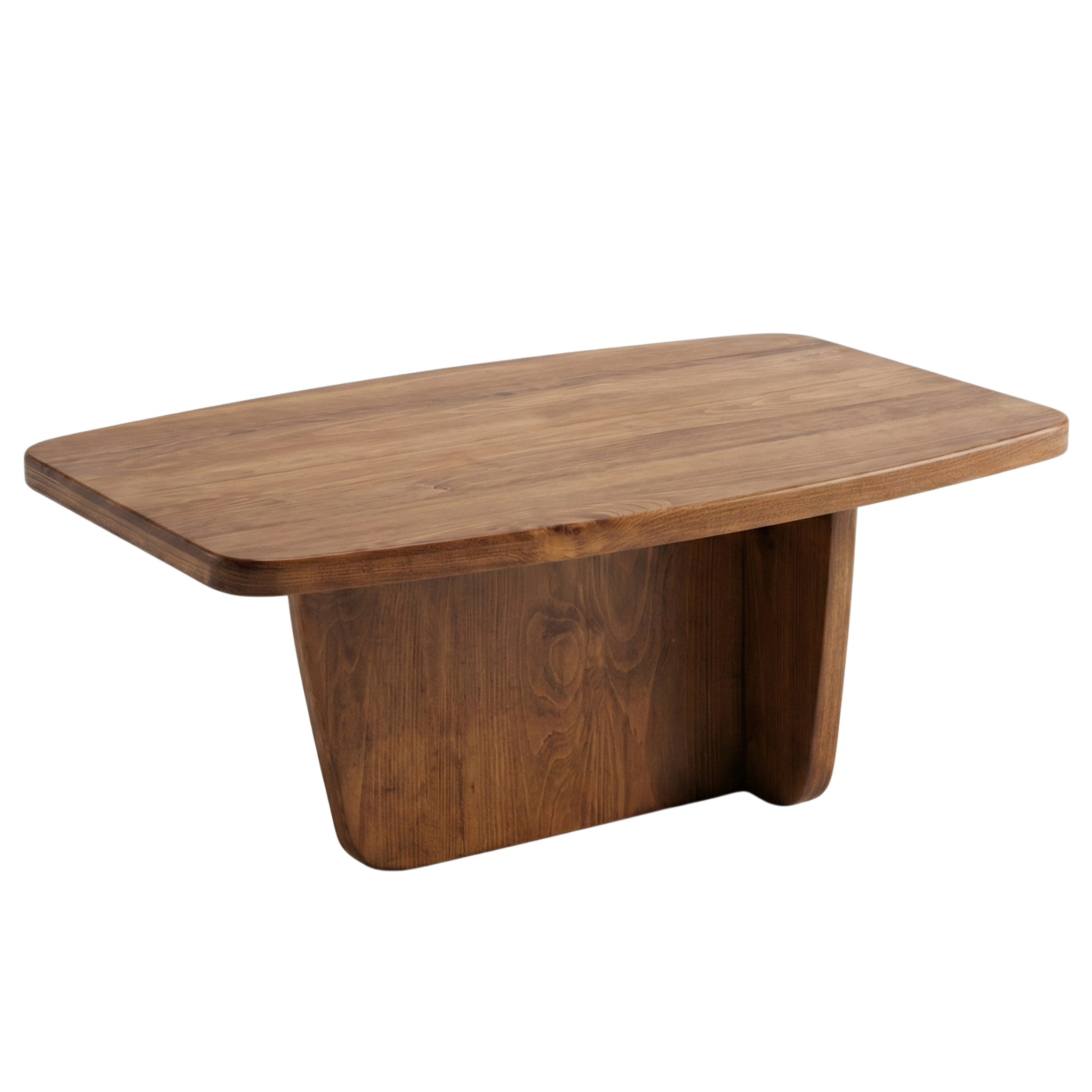Table Basse Design Organique en Bois Massif – Tendance Tunisie