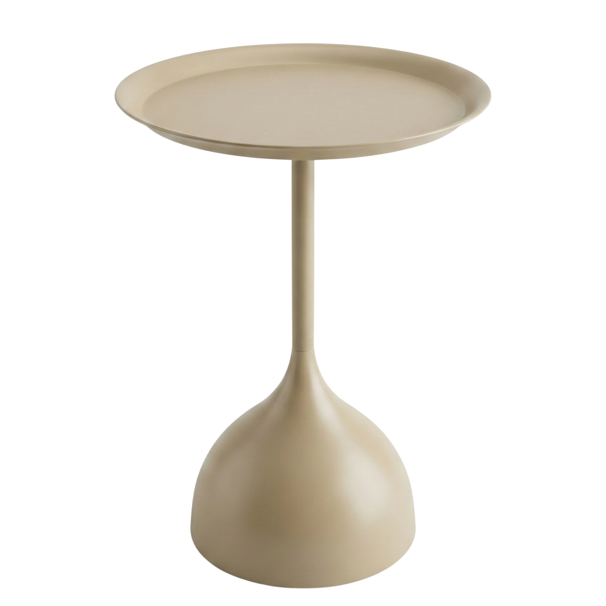 Table d'Appoint Tulipe Design Grège – Élégance Moderne Tunisie