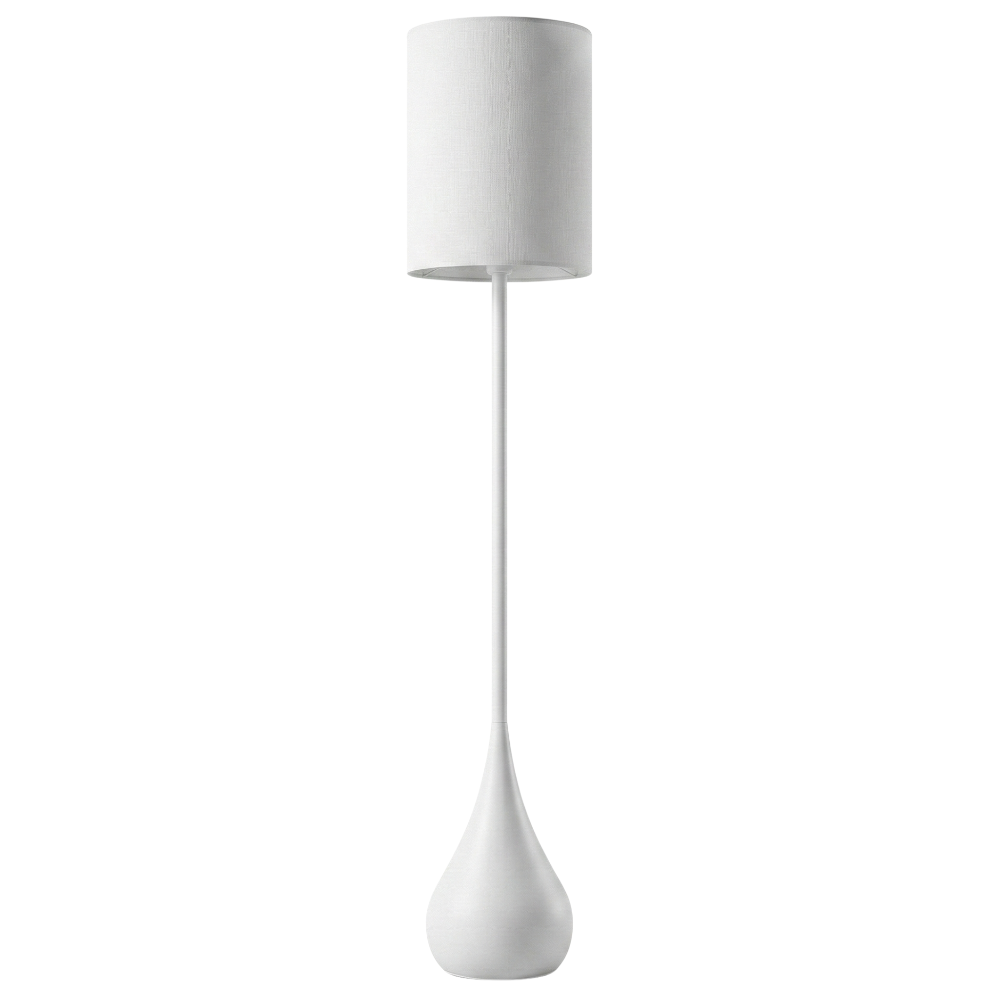 Lampadaire Design Blanc "Goutte" – Déco Luxe & Moderne Salon Tunisie