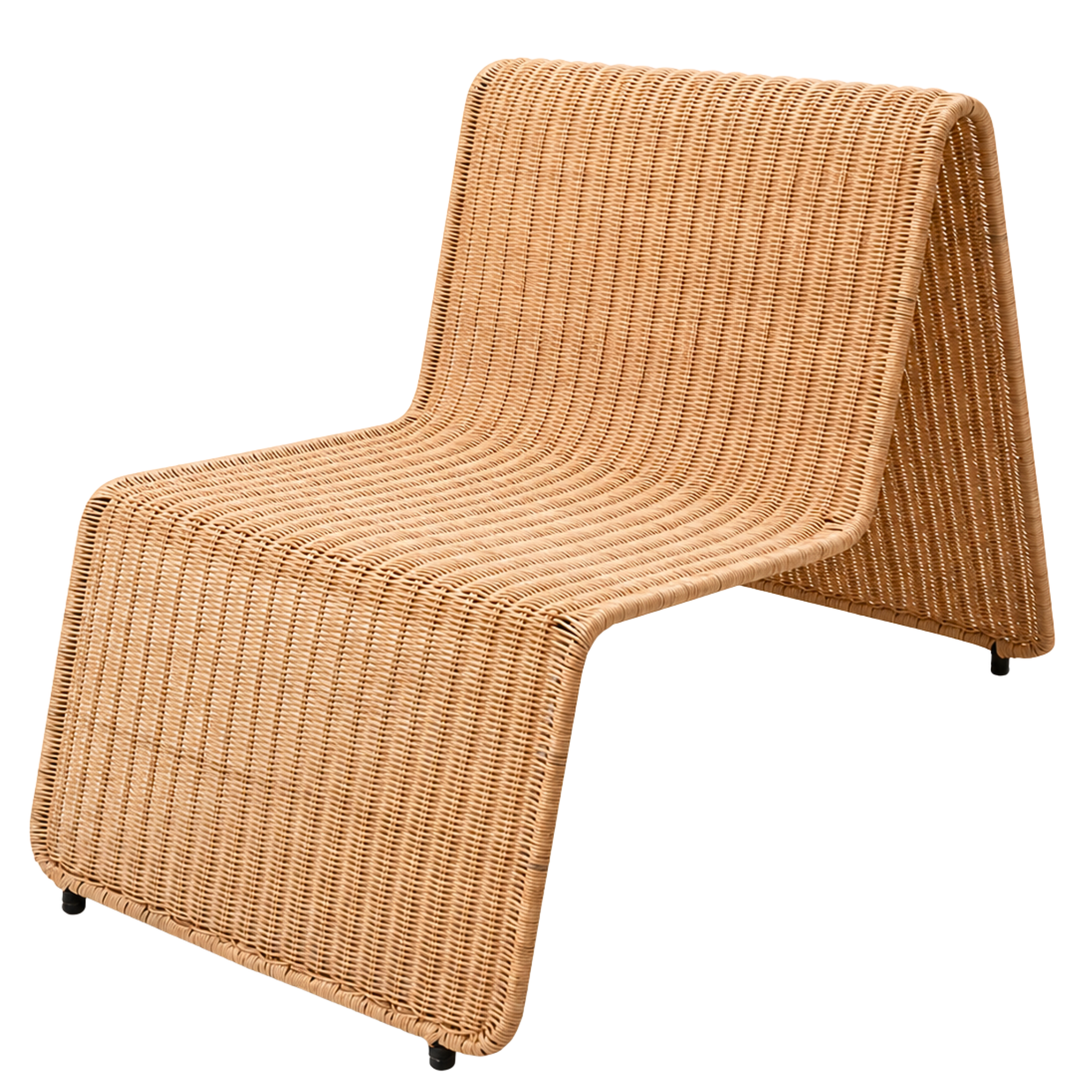 Chaise Longue Rotin | Transat Osier Naturel Fait Main | Fiolla Home