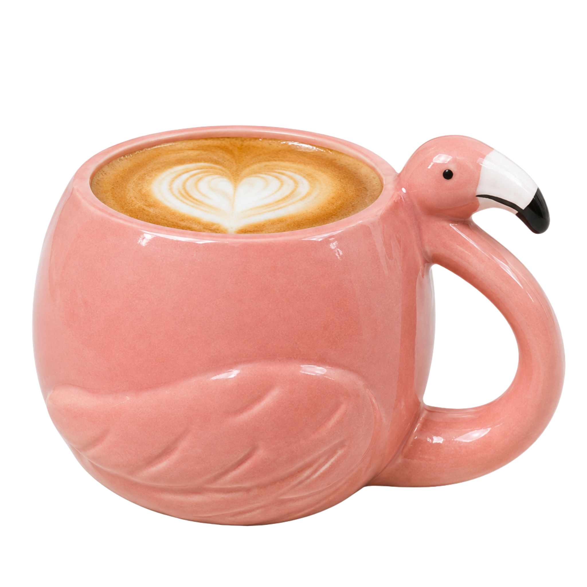 Mug Flamant Rose 3D Tunisie | Tasse Café Céramique Tropical | Fiolla Home
