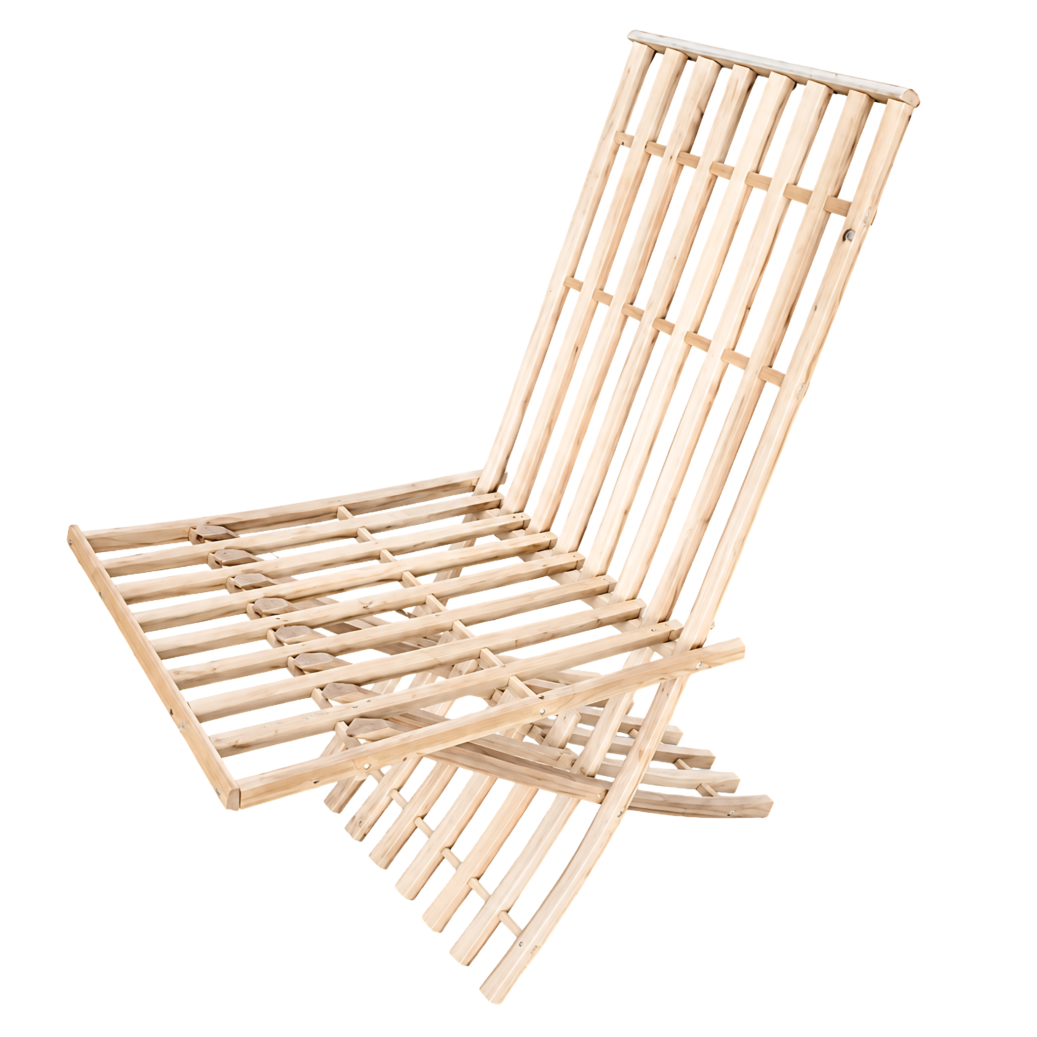 Chaise pliante bois de palmier