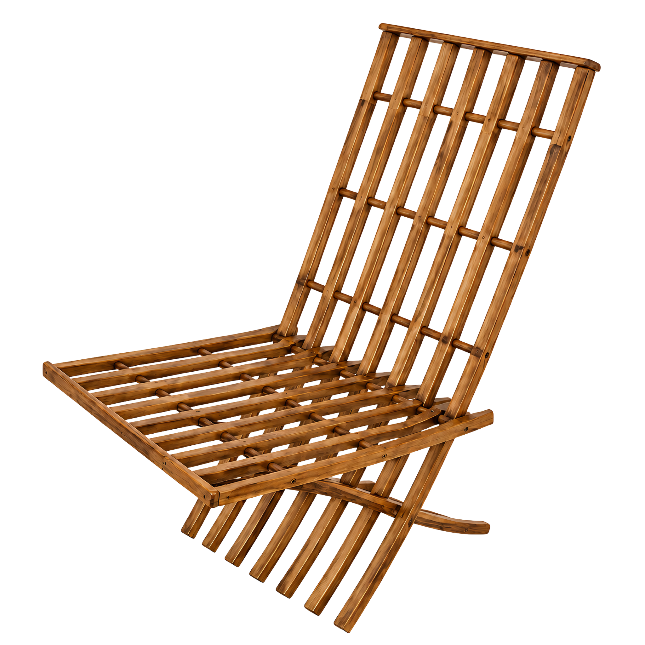 chaise pliante bois de palmier