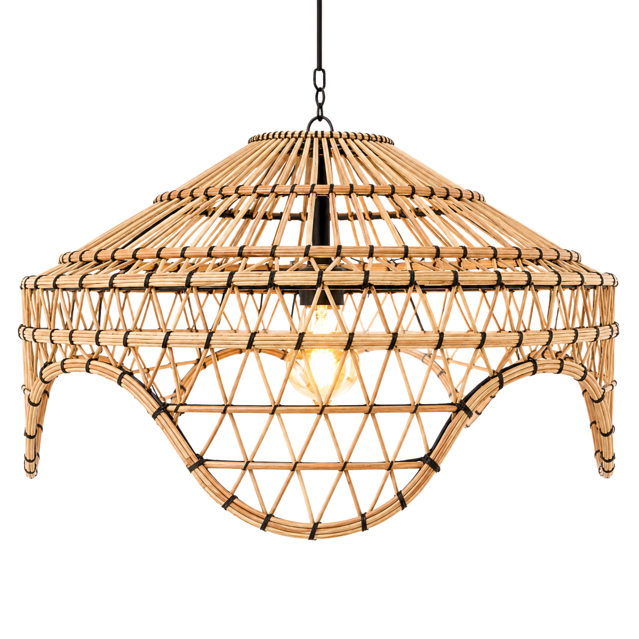 Lustre Palmier Tunisie | Suspension Bohème Artisanale | Fiolla Home