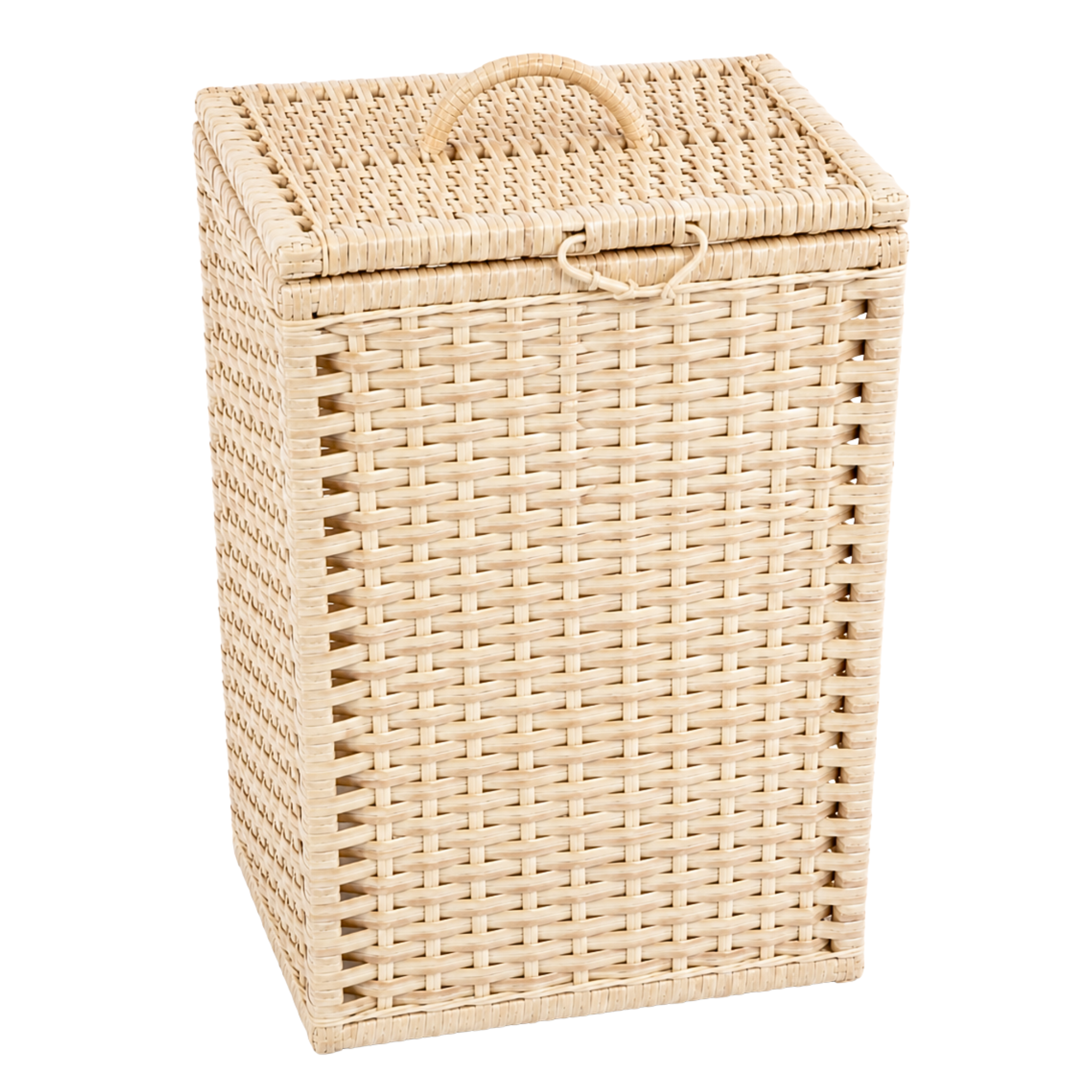 Panier à Linge Rotin Tunisie | Coffre Tressé avec Couvercle | Fiolla Home