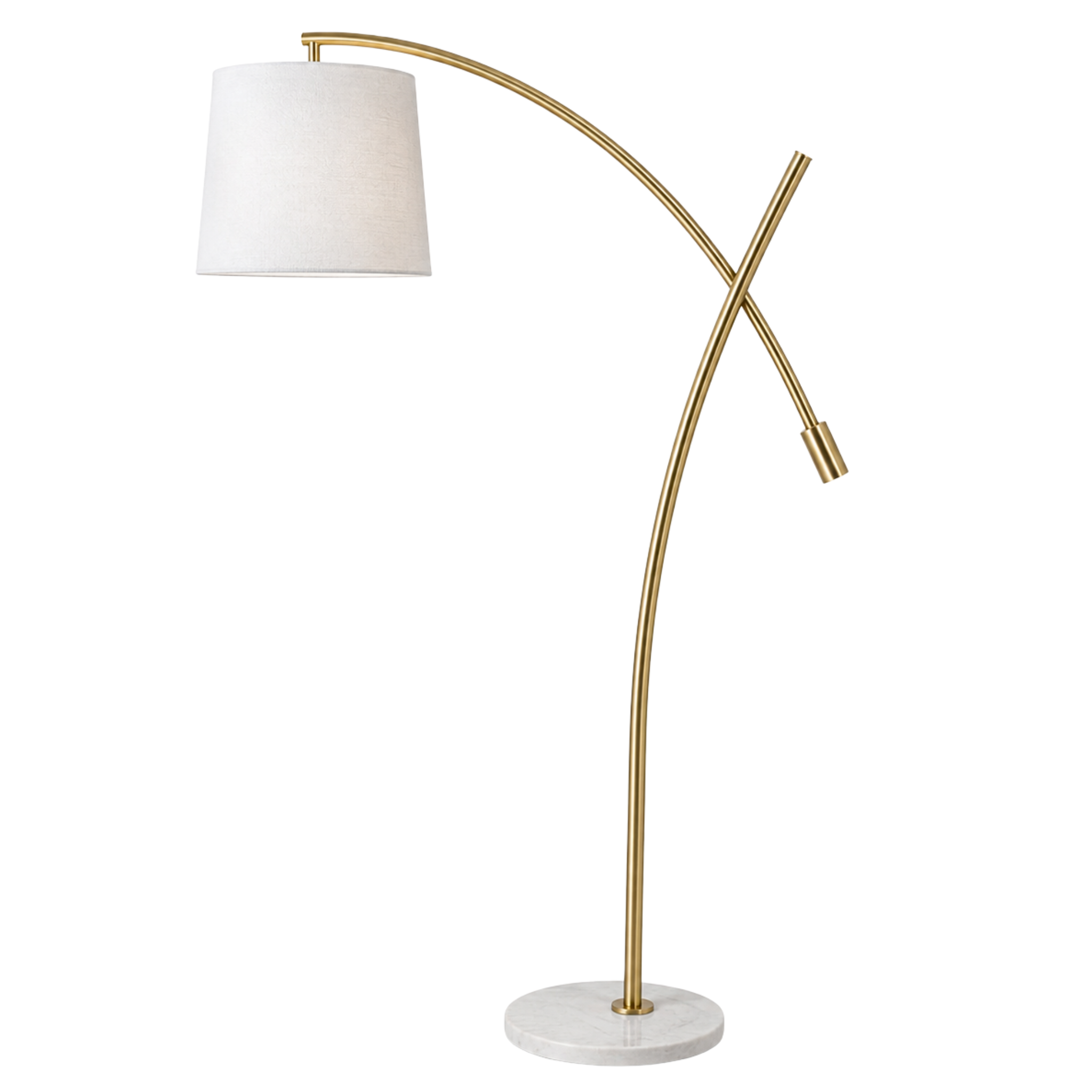 Lampadaire Doré Tunisie | Arc Design Base Marbre Chic | Fiolla Home