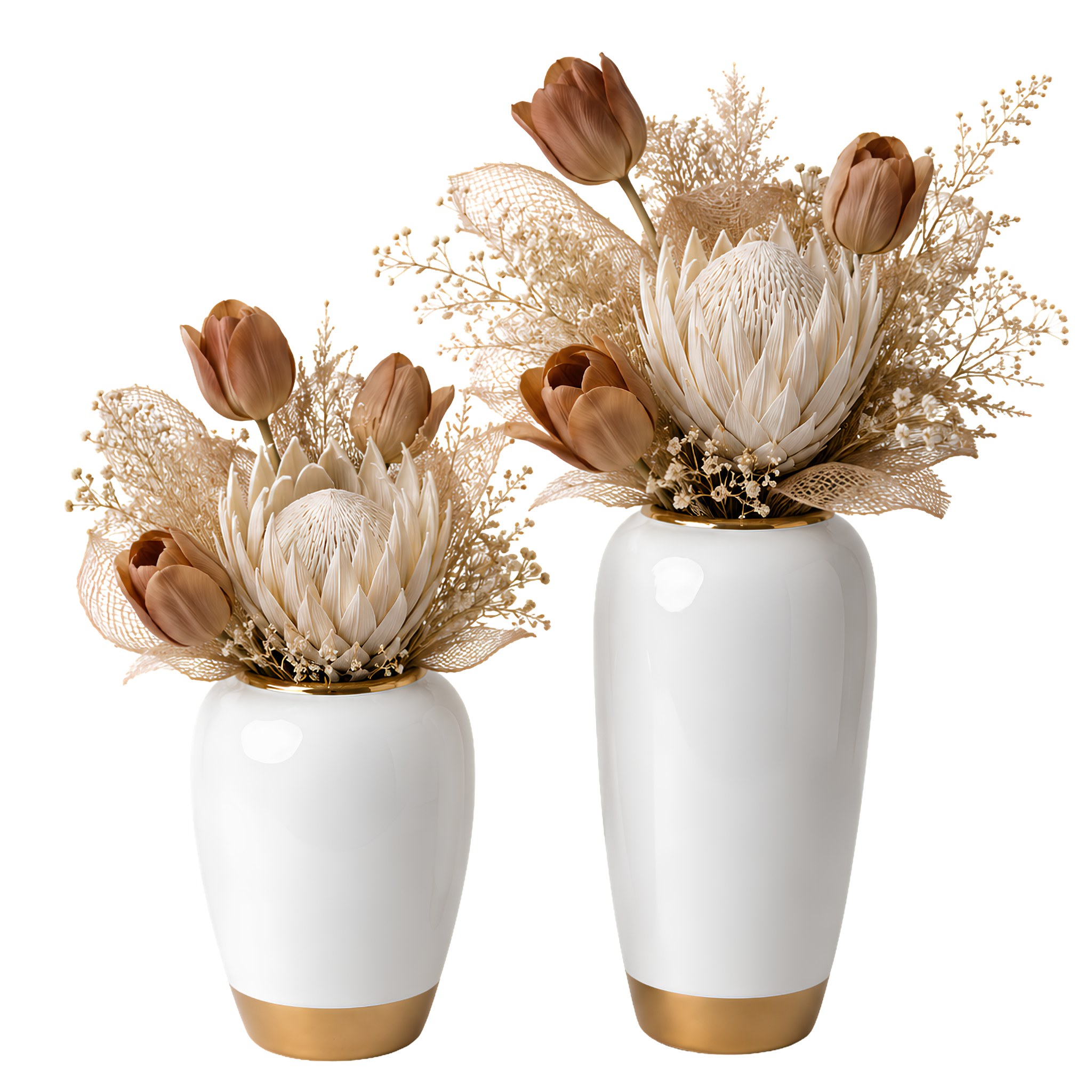 Lot de 2 VASES